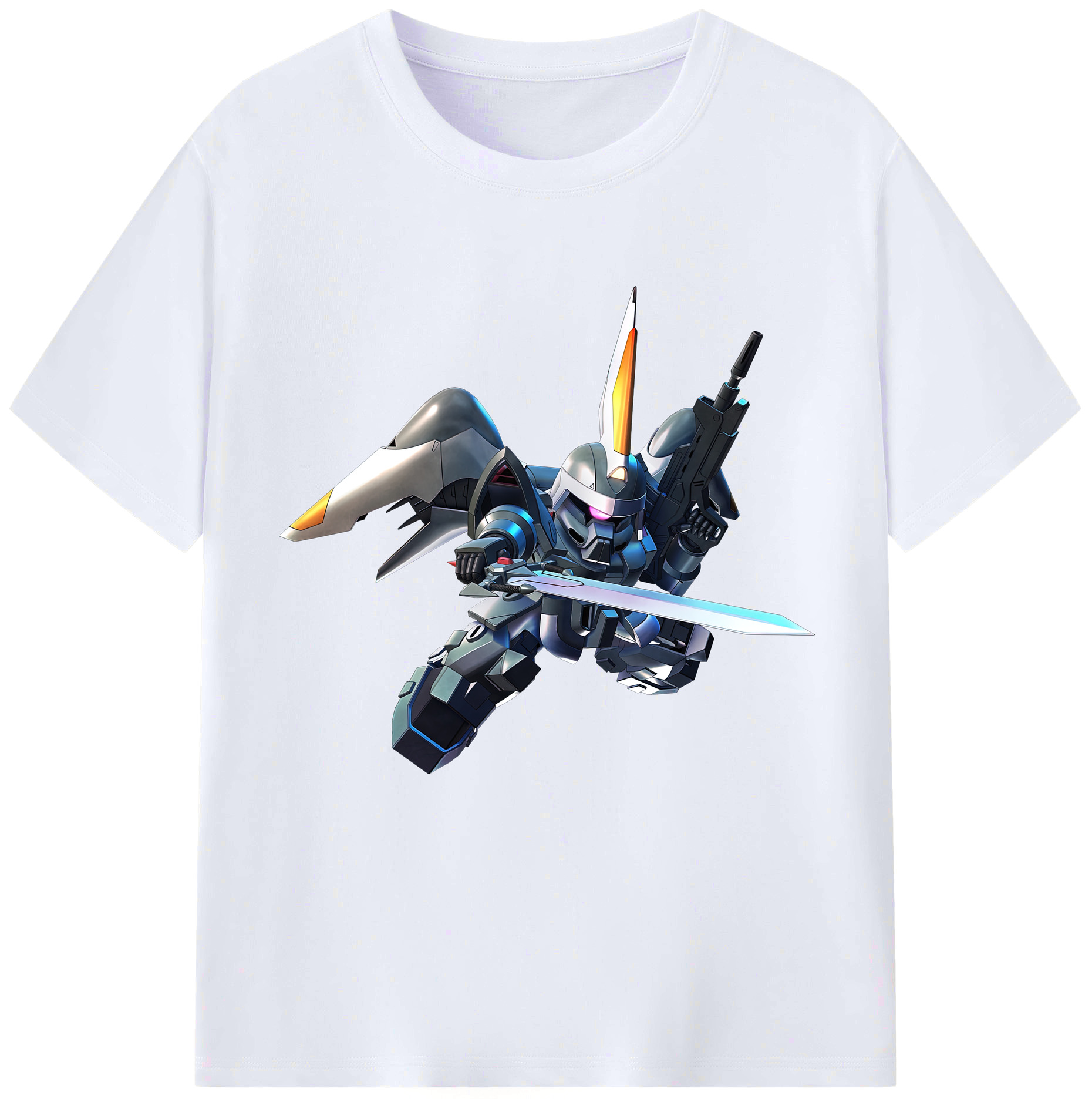 （画像用） 機動戦士ガンダム Mobile Suit Gundam レディースカジュアルプリントTシャツ（綿100％）