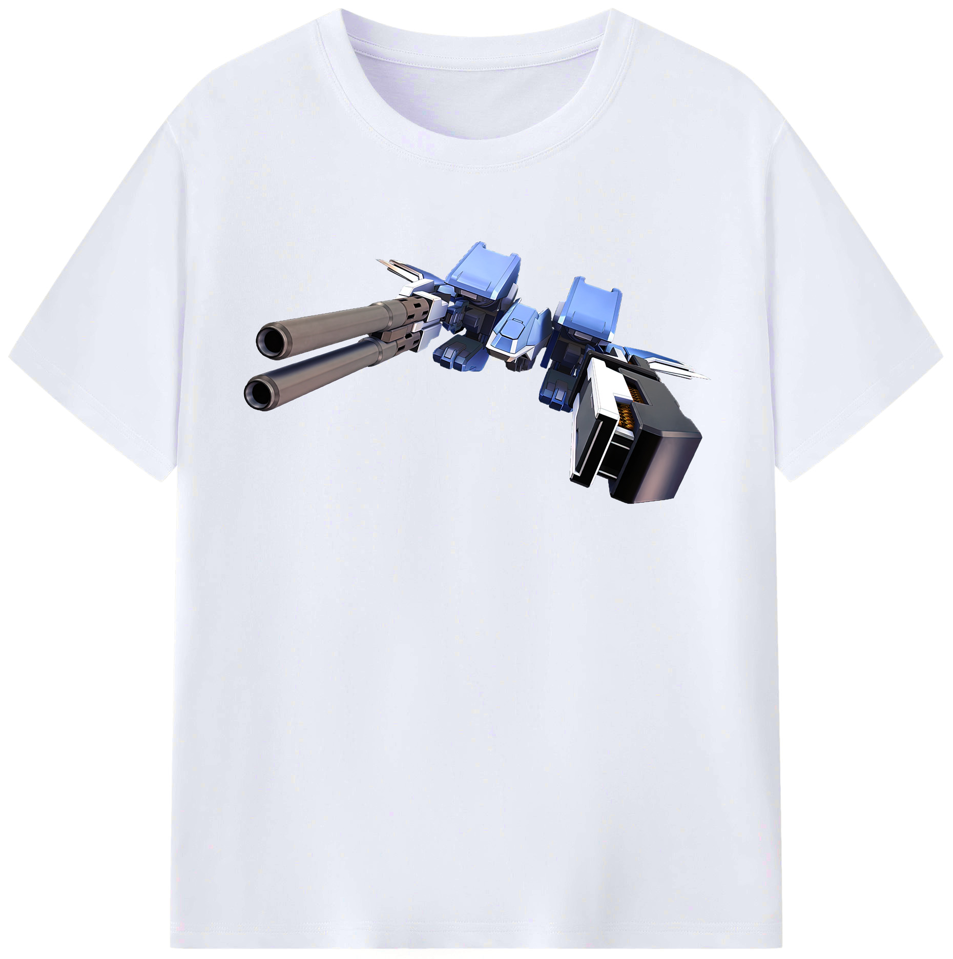 （画像用） 機動戦士ガンダム Mobile Suit Gundam レディースカジュアルプリントTシャツ（綿100％）