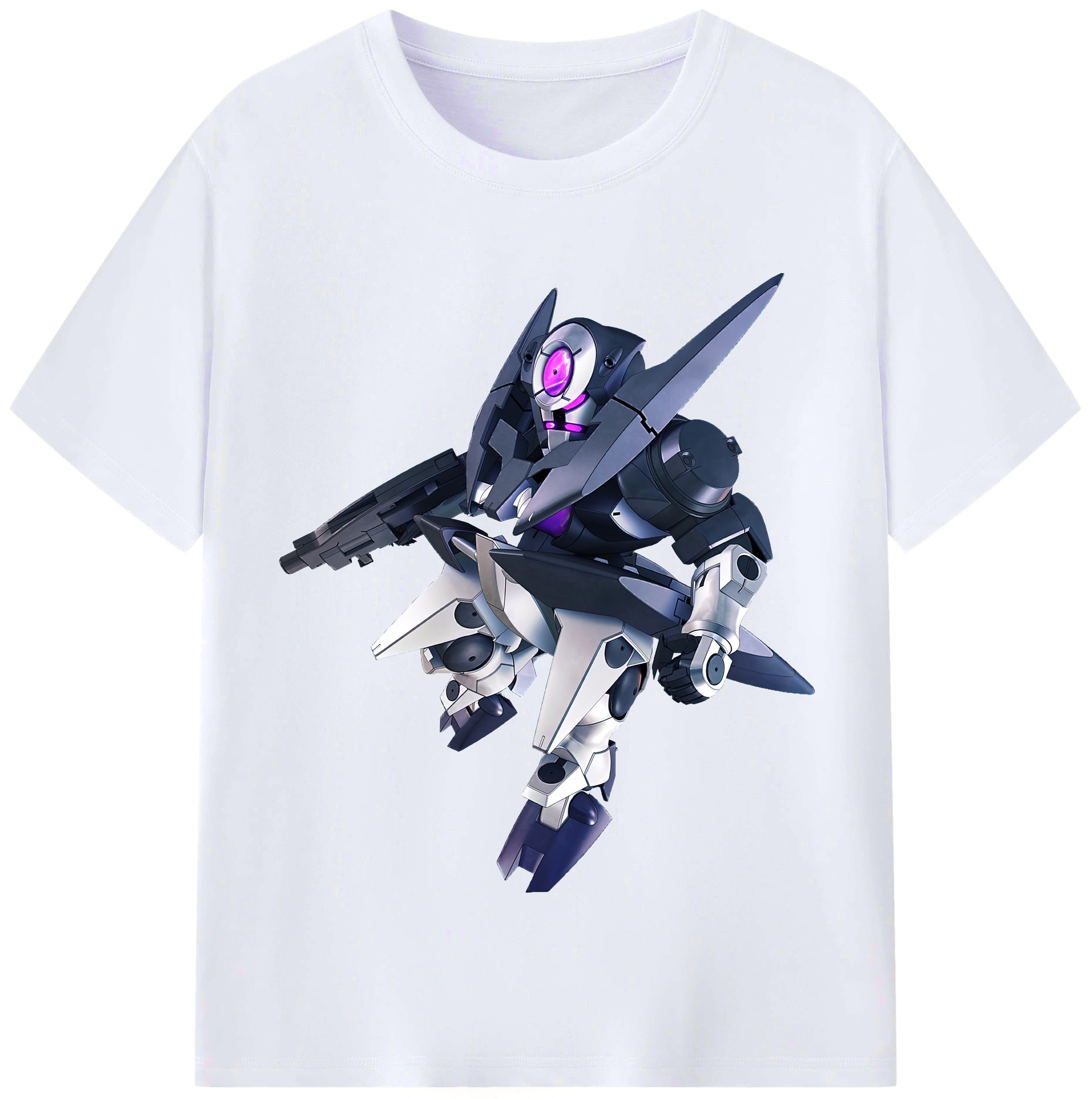 （画像用） 機動戦士ガンダム Mobile Suit Gundam レディースカジュアルプリントTシャツ（綿100％）