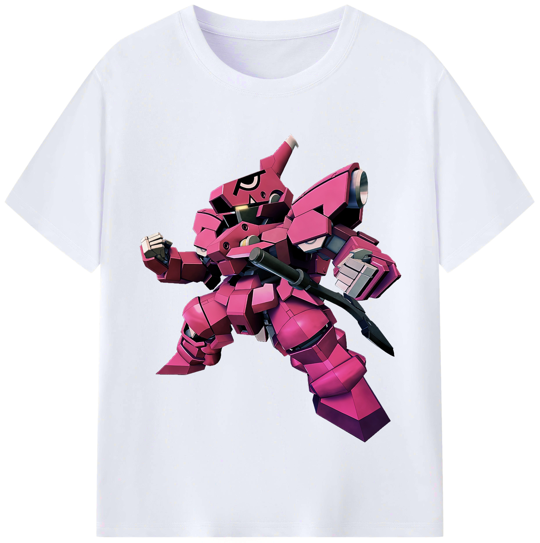 （画像用） 機動戦士ガンダム Mobile Suit Gundam レディースカジュアルプリントTシャツ（綿100％）
