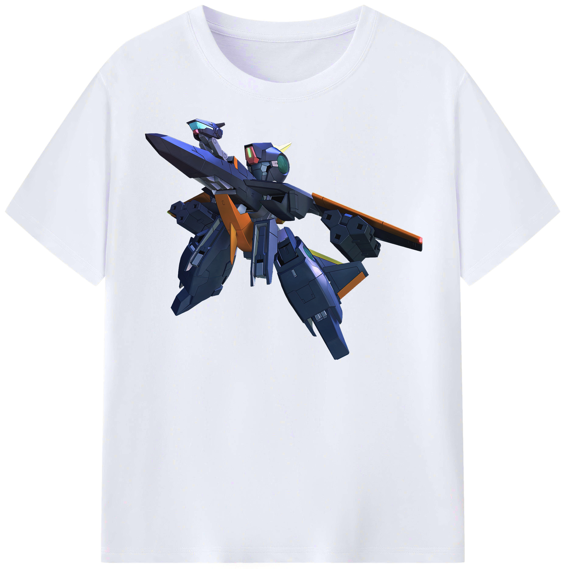 （画像用） 機動戦士ガンダム Mobile Suit Gundam レディースカジュアルプリントTシャツ（綿100％）