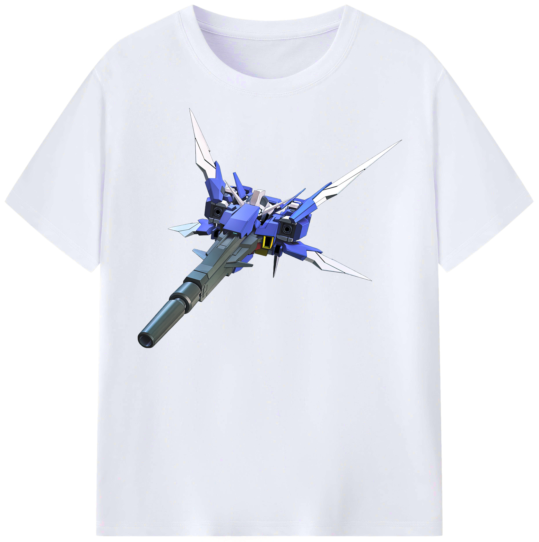 （画像用） 機動戦士ガンダム Mobile Suit Gundam レディースカジュアルプリントTシャツ（綿100％）