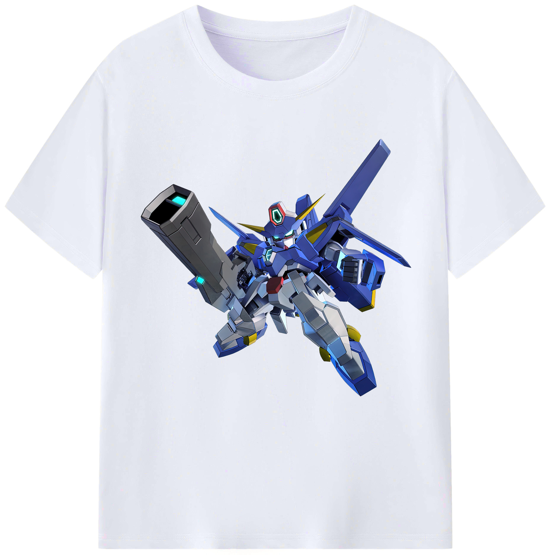 （画像用） 機動戦士ガンダム Mobile Suit Gundam レディースカジュアルプリントTシャツ（綿100％）