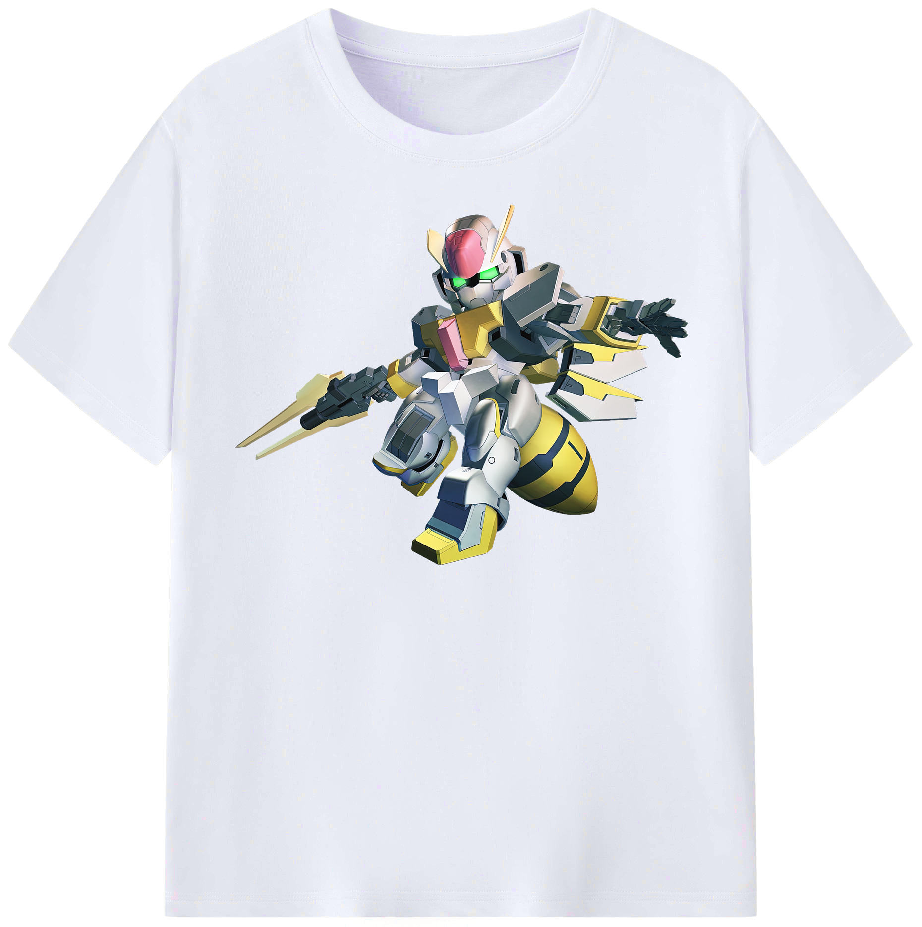 （画像用） 機動戦士ガンダム Mobile Suit Gundam レディースカジュアルプリントTシャツ（綿100％）