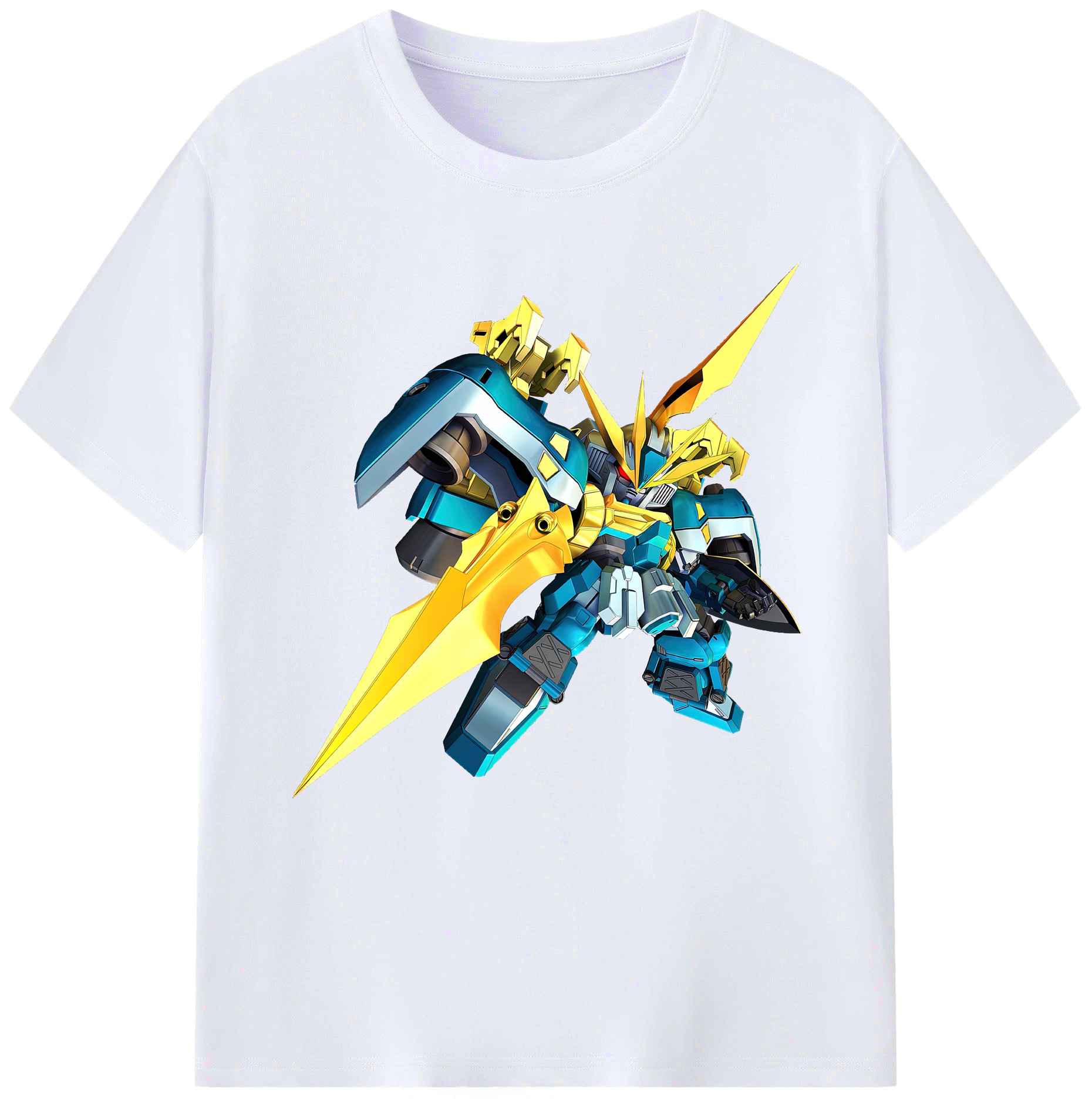 （画像用） 機動戦士ガンダム Mobile Suit Gundam レディースカジュアルプリントTシャツ（綿100％）