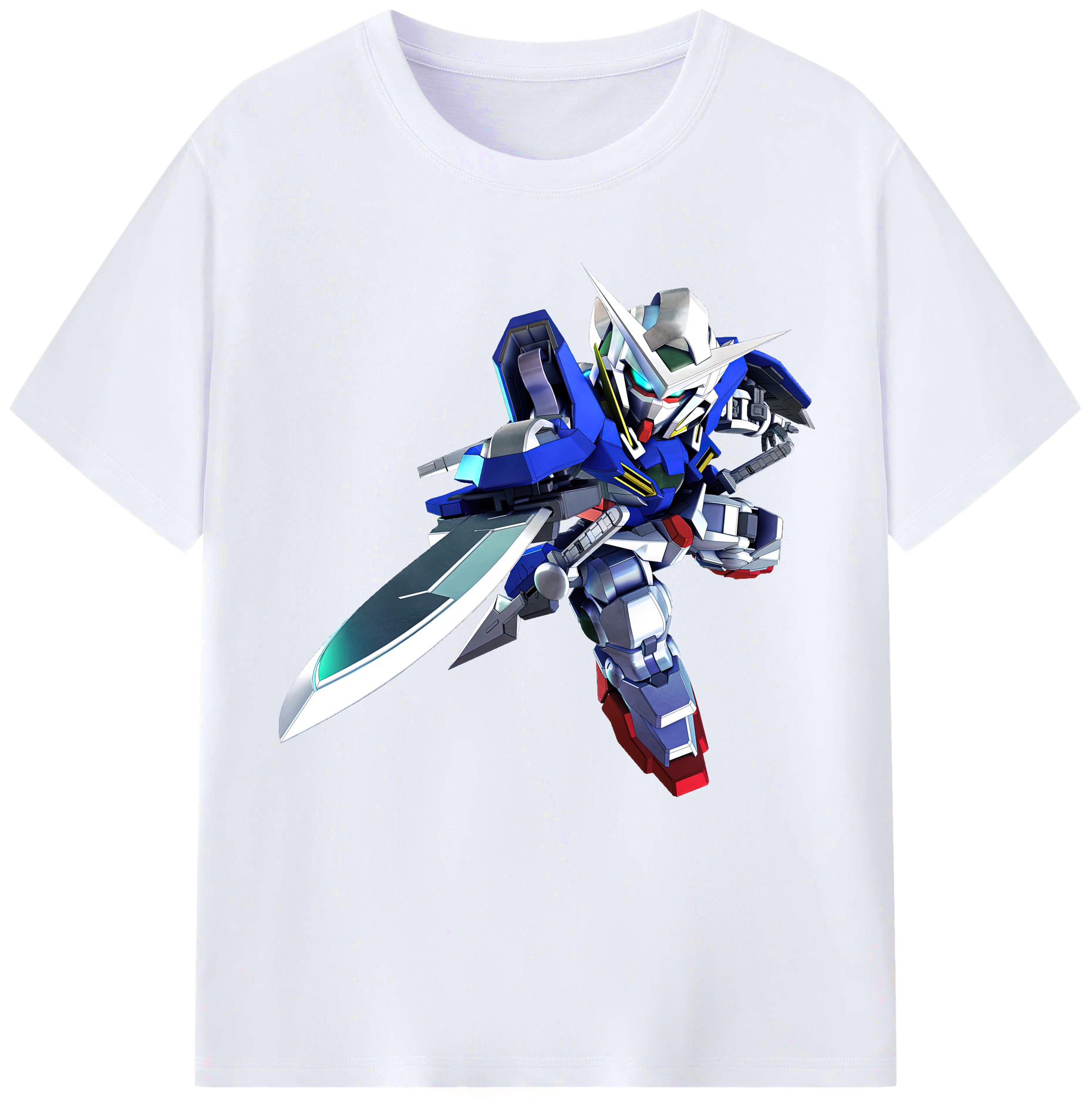 （画像用） 機動戦士ガンダム Mobile Suit Gundam レディースカジュアルプリントTシャツ（綿100％）