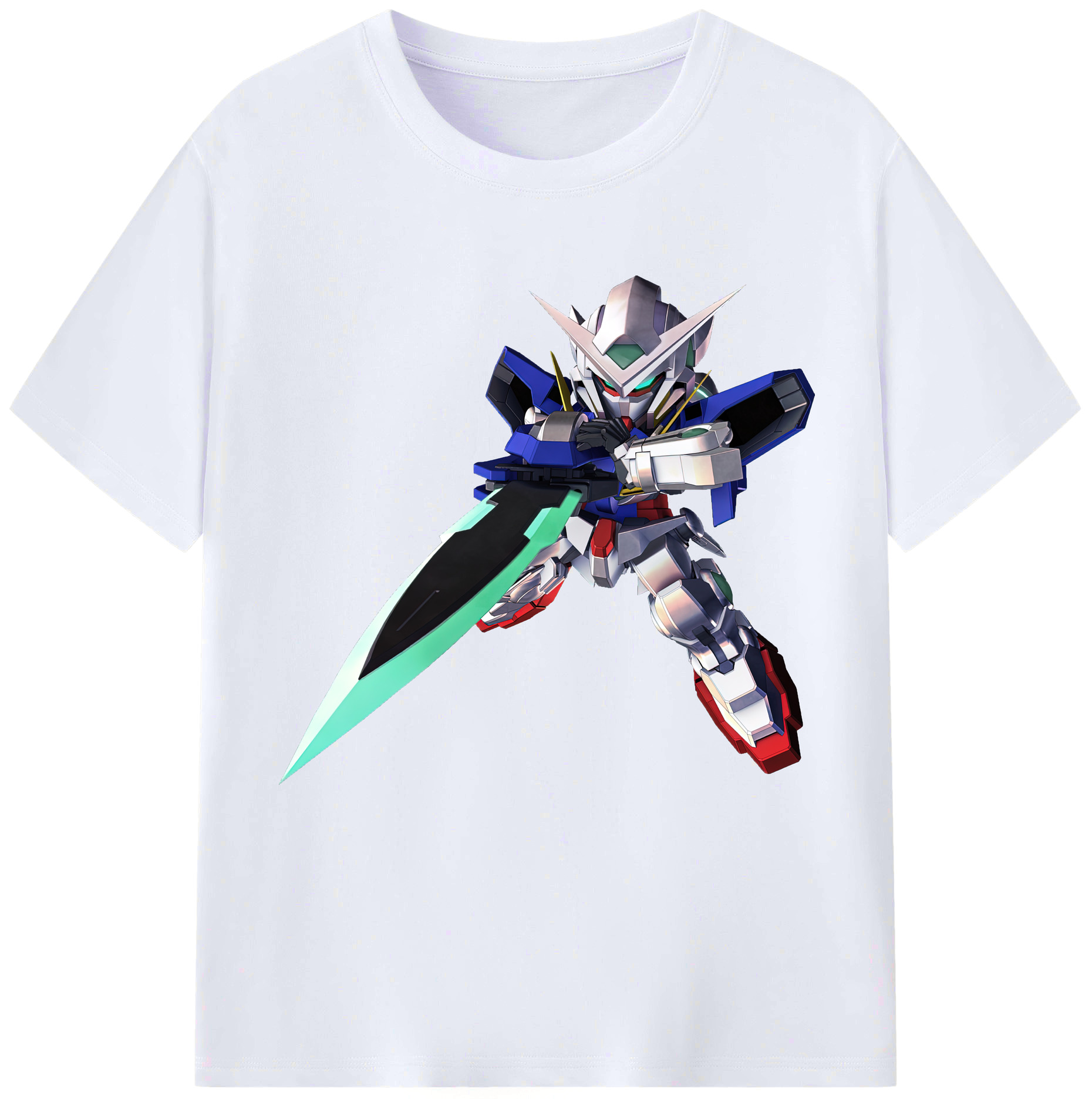 （画像用） 機動戦士ガンダム Mobile Suit Gundam レディースカジュアルプリントTシャツ（綿100％）