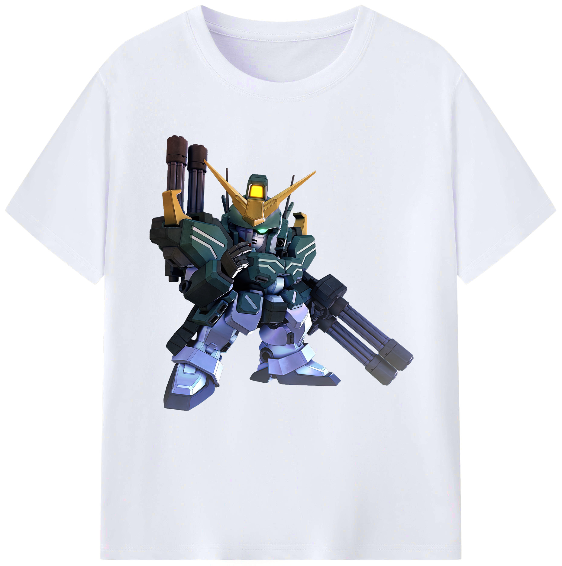 （画像用） 機動戦士ガンダム Mobile Suit Gundam レディースカジュアルプリントTシャツ（綿100％）