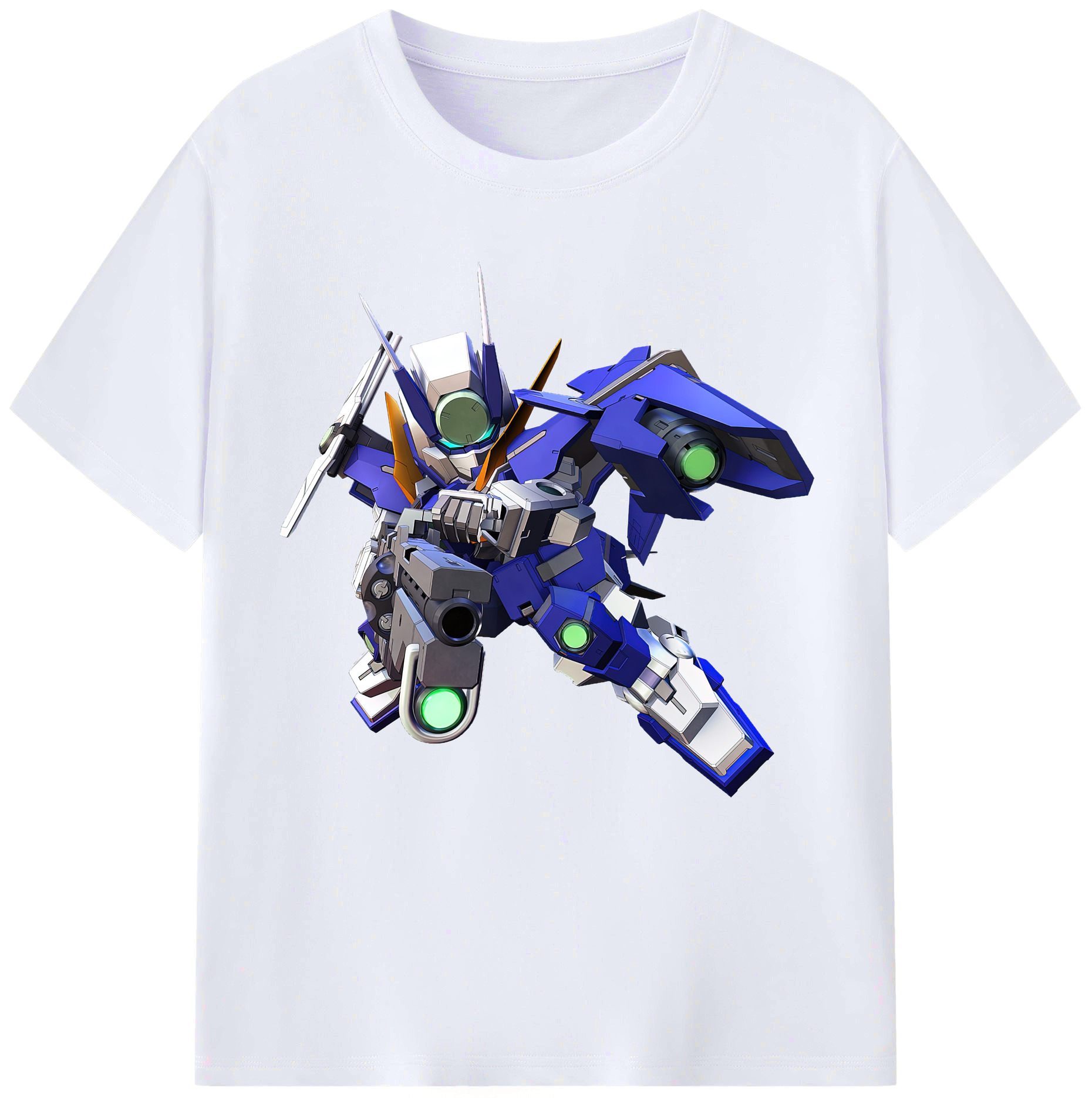 （画像用） 機動戦士ガンダム Mobile Suit Gundam レディースカジュアルプリントTシャツ（綿100％）