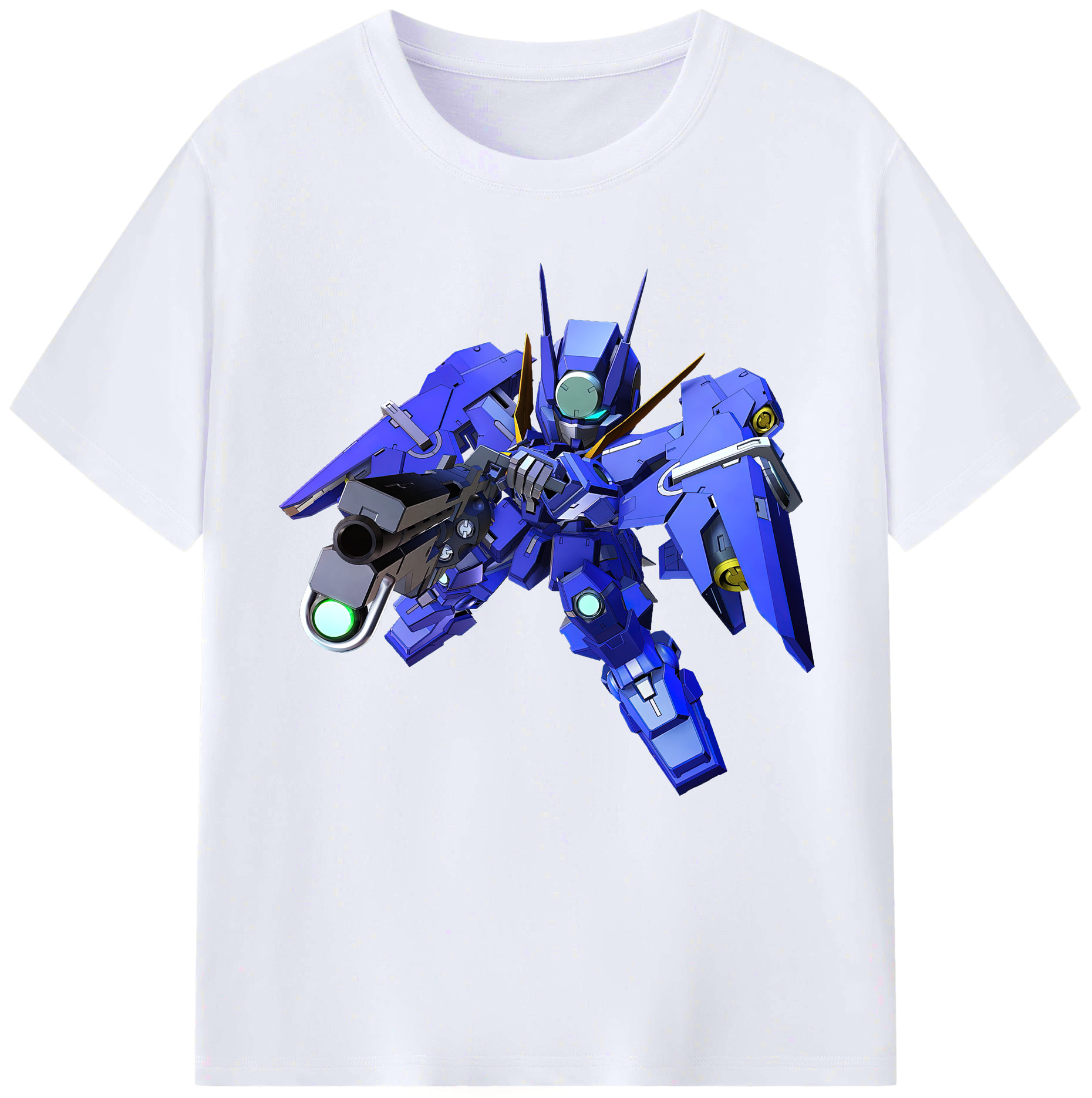 （画像用） 機動戦士ガンダム Mobile Suit Gundam レディースカジュアルプリントTシャツ（綿100％）