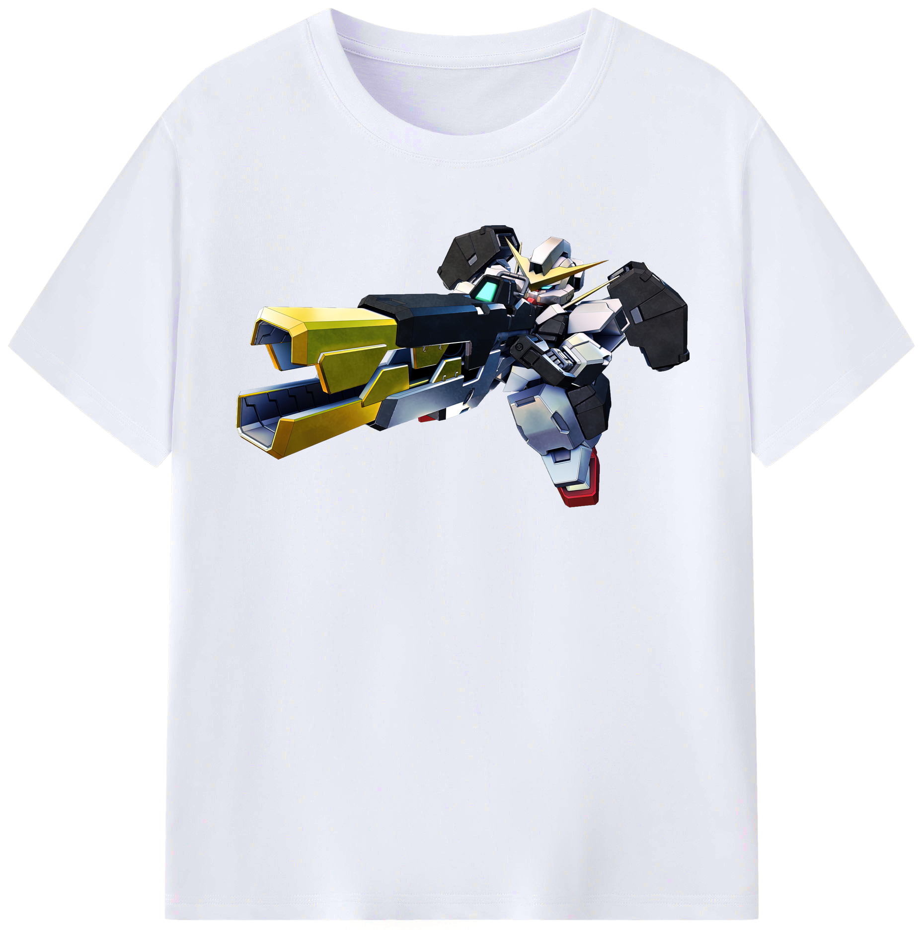 （画像用） 機動戦士ガンダム Mobile Suit Gundam レディースカジュアルプリントTシャツ（綿100％）