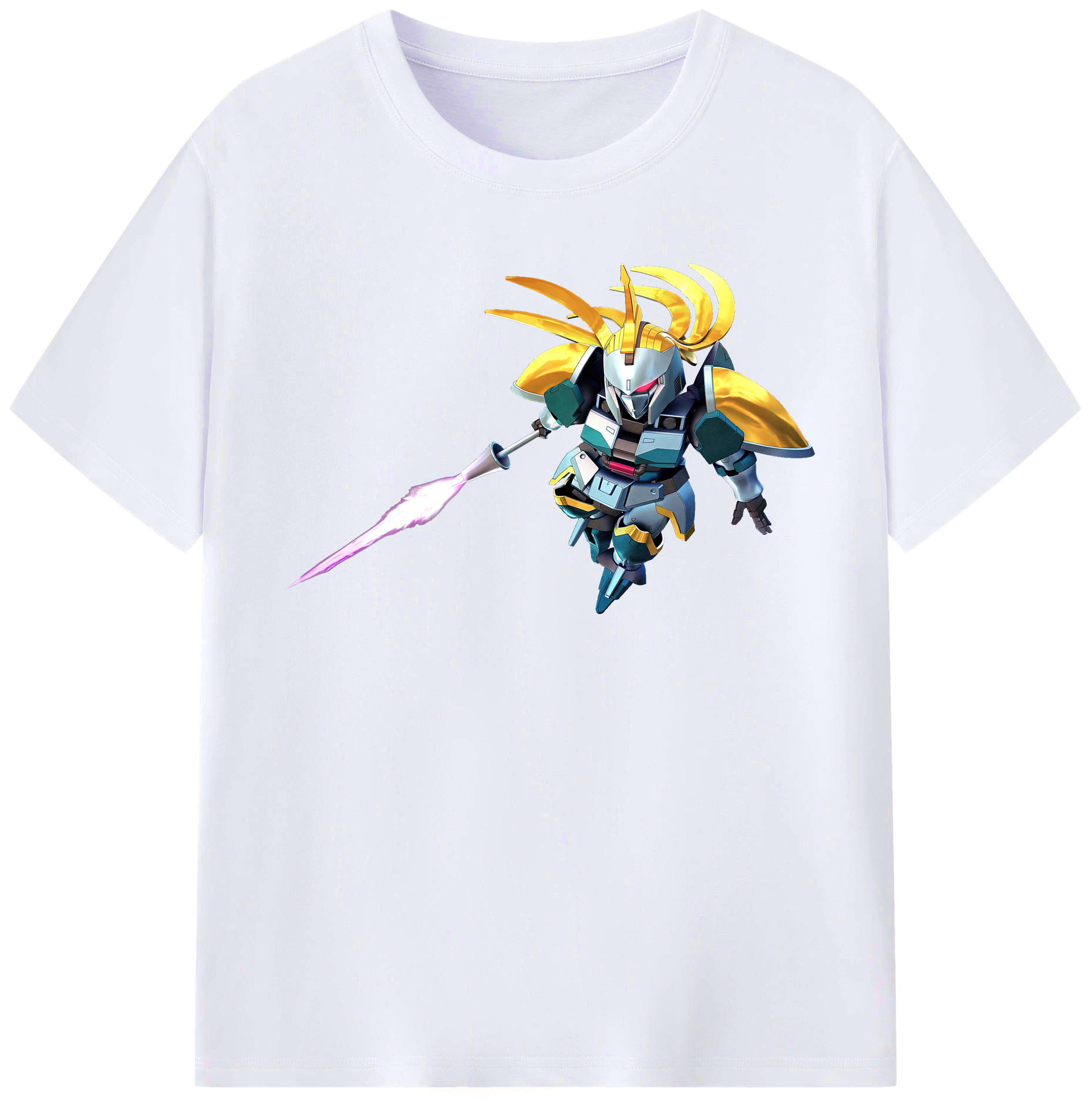 （画像用） 機動戦士ガンダム Mobile Suit Gundam レディースカジュアルプリントTシャツ（綿100％）