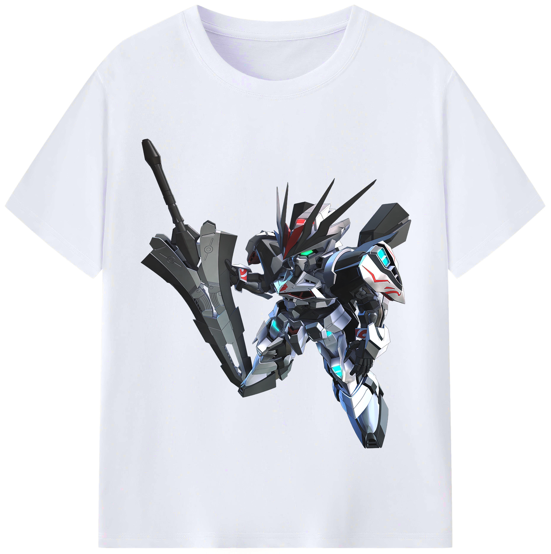 （画像用） 機動戦士ガンダム Mobile Suit Gundam レディースカジュアルプリントTシャツ（綿100％）