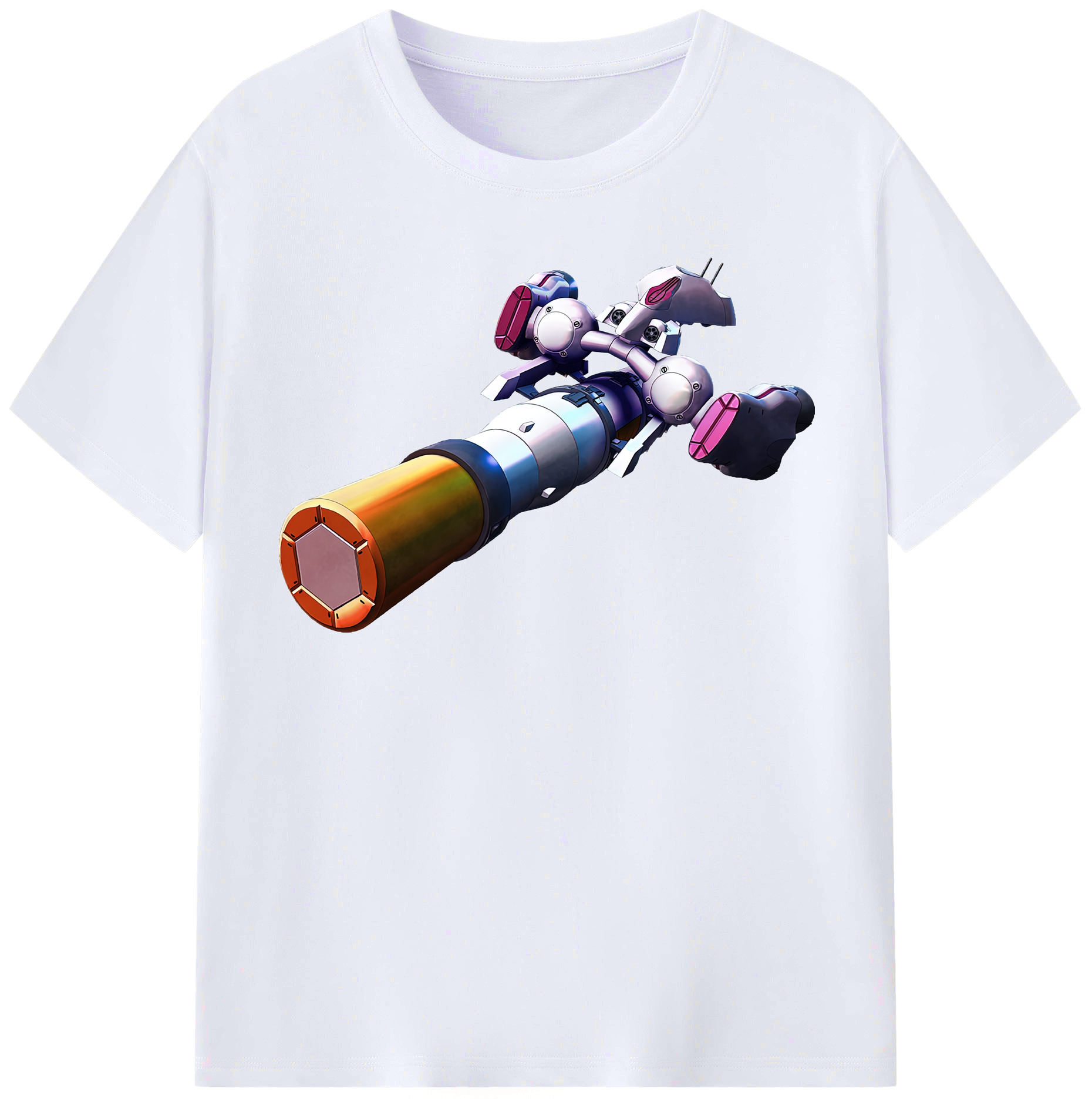 （画像用） 機動戦士ガンダム Mobile Suit Gundam レディースカジュアルプリントTシャツ（綿100％）