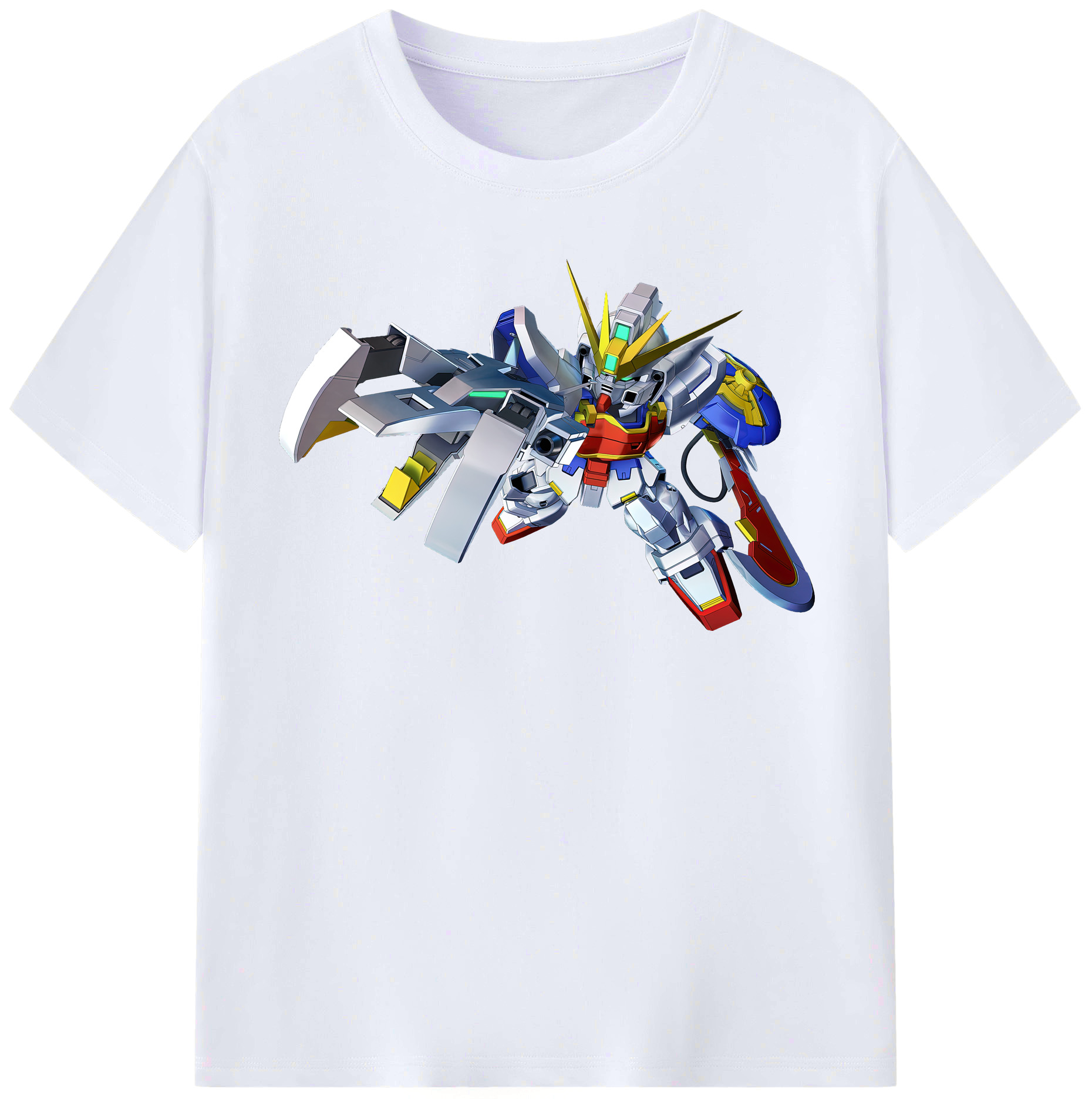 （画像用） 機動戦士ガンダム Mobile Suit Gundam レディースカジュアルプリントTシャツ（綿100％）