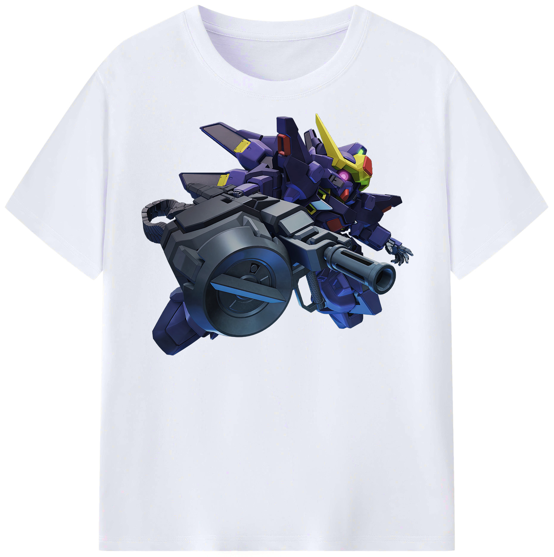 （画像用） 機動戦士ガンダム Mobile Suit Gundam レディースカジュアルプリントTシャツ（綿100％）
