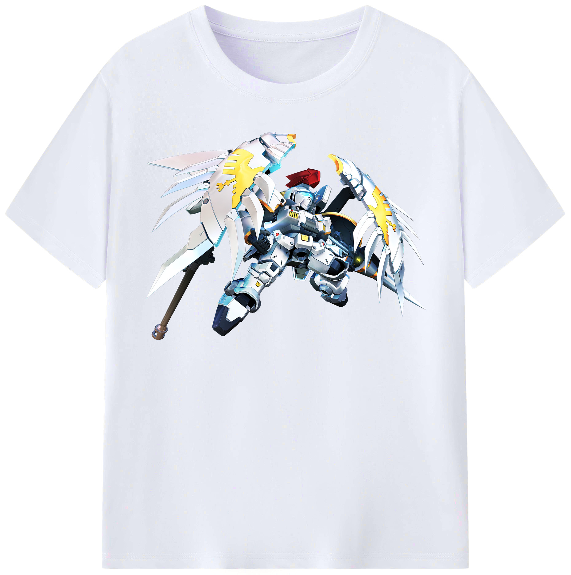 （画像用） 機動戦士ガンダム Mobile Suit Gundam レディースカジュアルプリントTシャツ（綿100％）