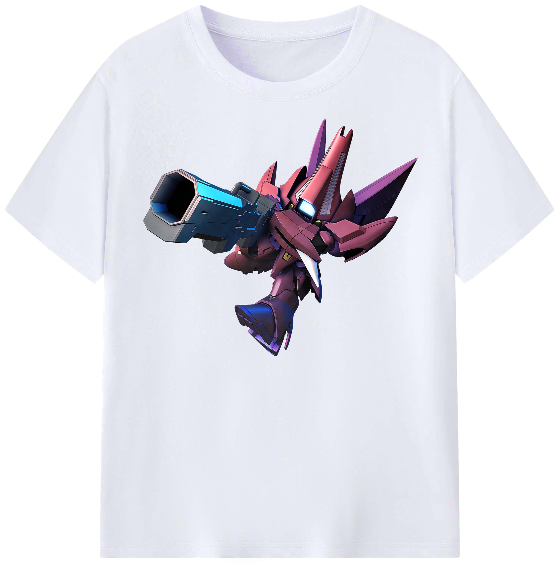 （画像用） 機動戦士ガンダム Mobile Suit Gundam レディースカジュアルプリントTシャツ（綿100％）