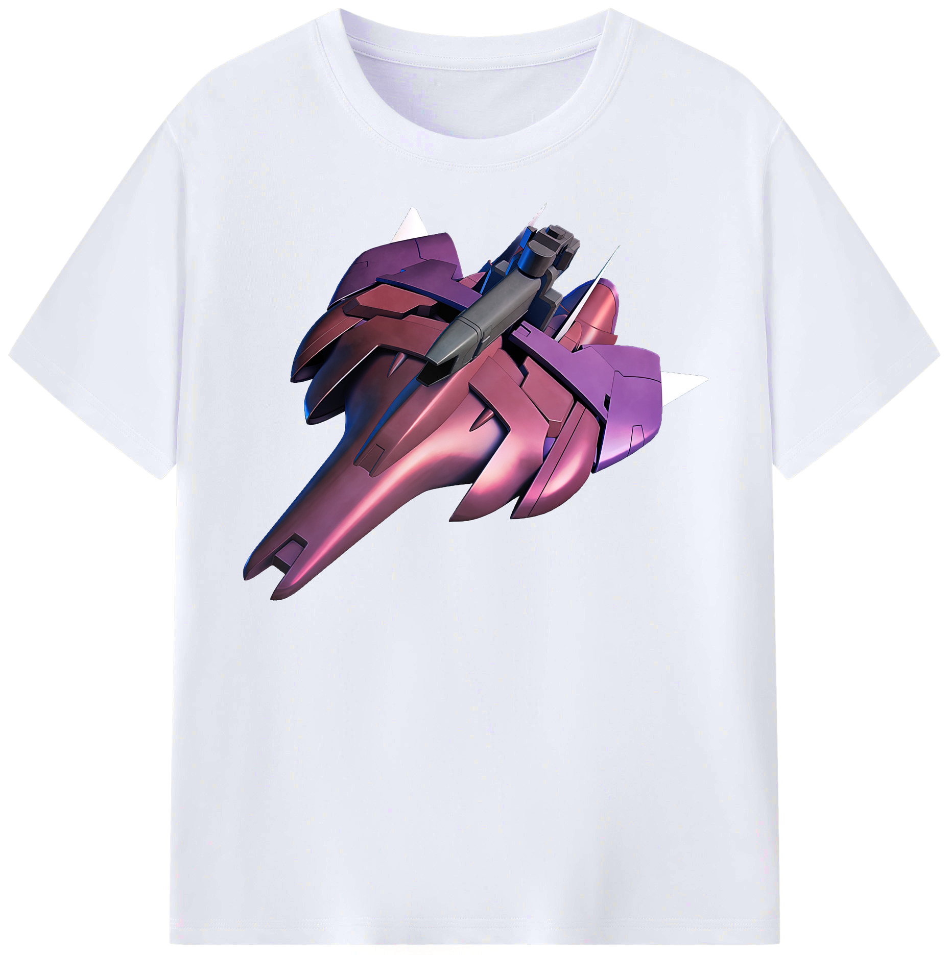 （画像用） 機動戦士ガンダム Mobile Suit Gundam レディースカジュアルプリントTシャツ（綿100％）