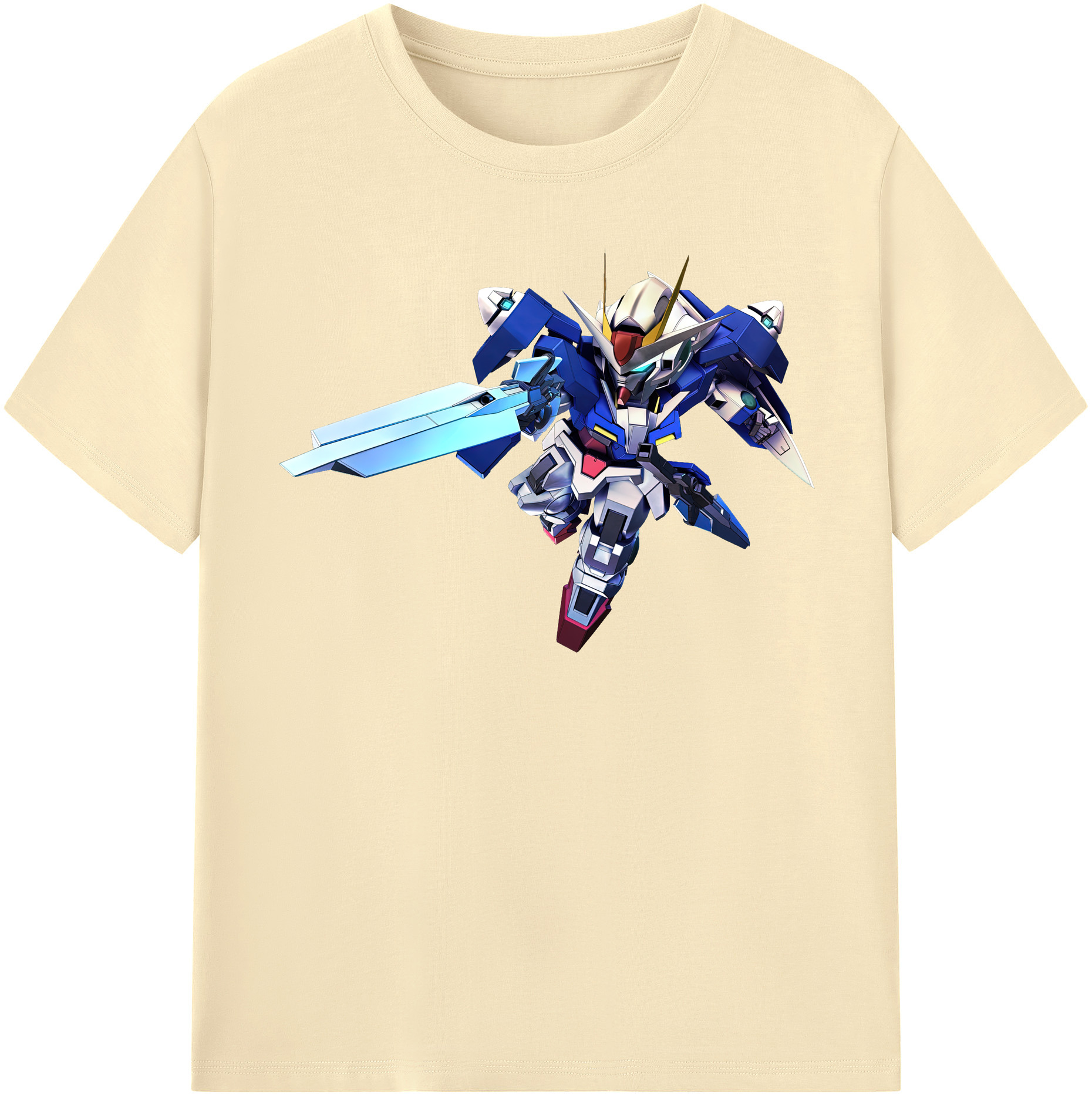 （画像用） 機動戦士ガンダム Mobile Suit Gundam 綿100％半袖Tシャツ（フロントプリント）