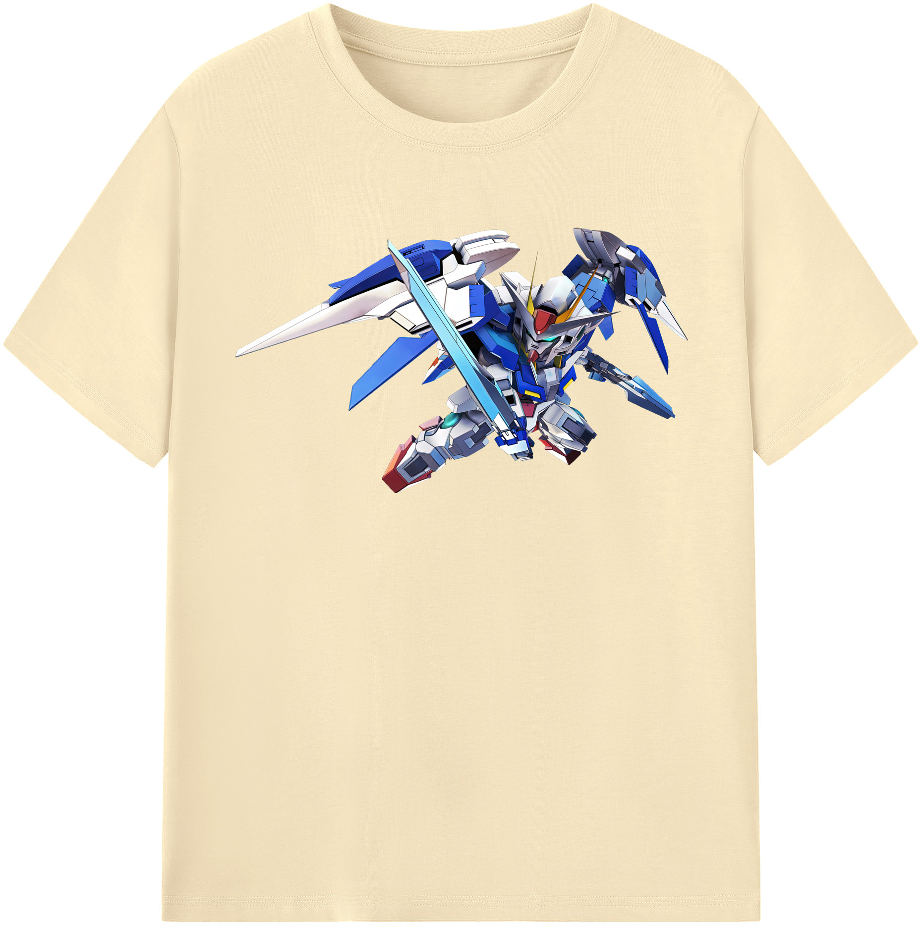 （画像用） 機動戦士ガンダム Mobile Suit Gundam 綿100％半袖Tシャツ（フロントプリント）