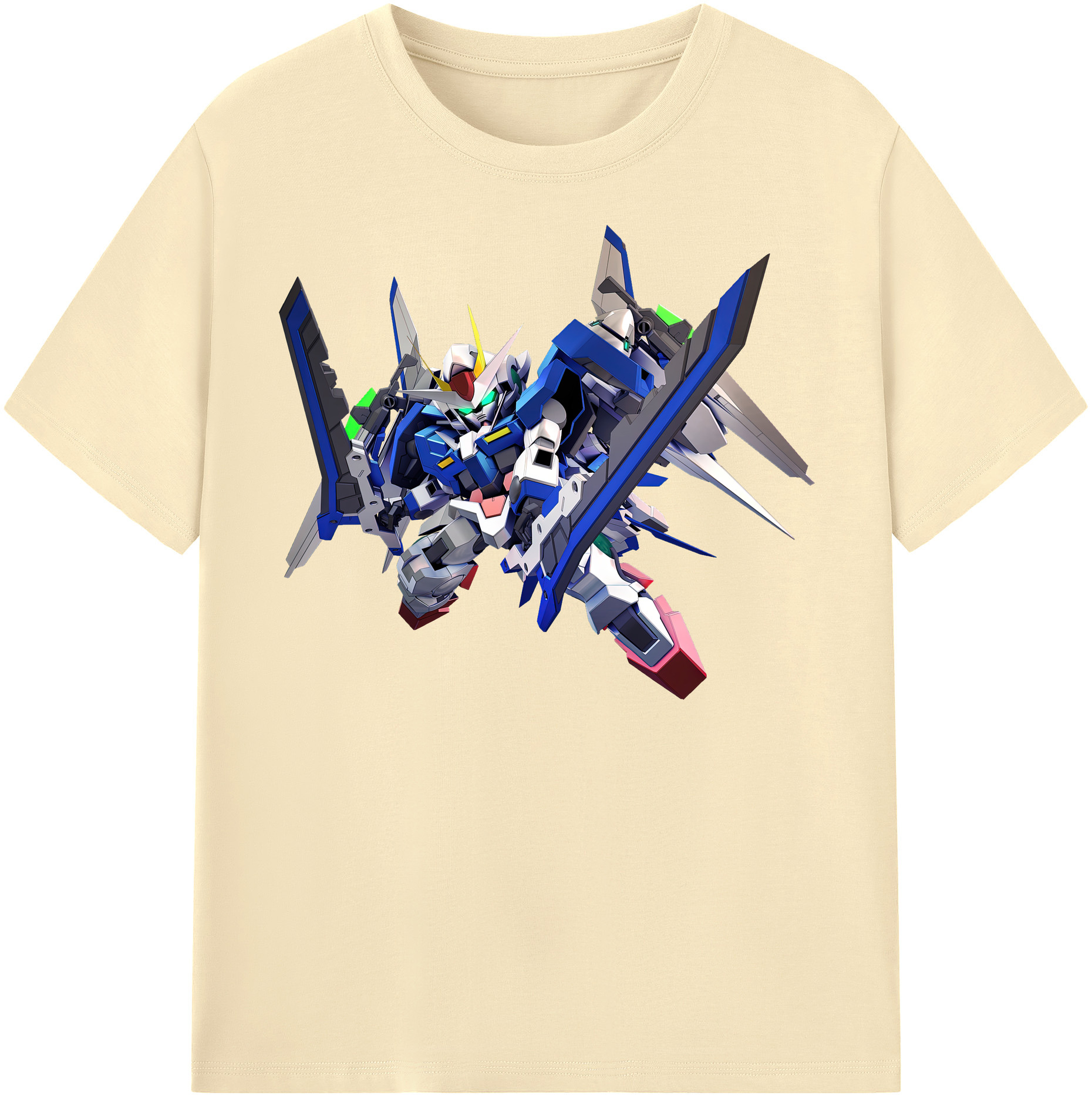 （画像用） 機動戦士ガンダム Mobile Suit Gundam 綿100％半袖Tシャツ（フロントプリント）