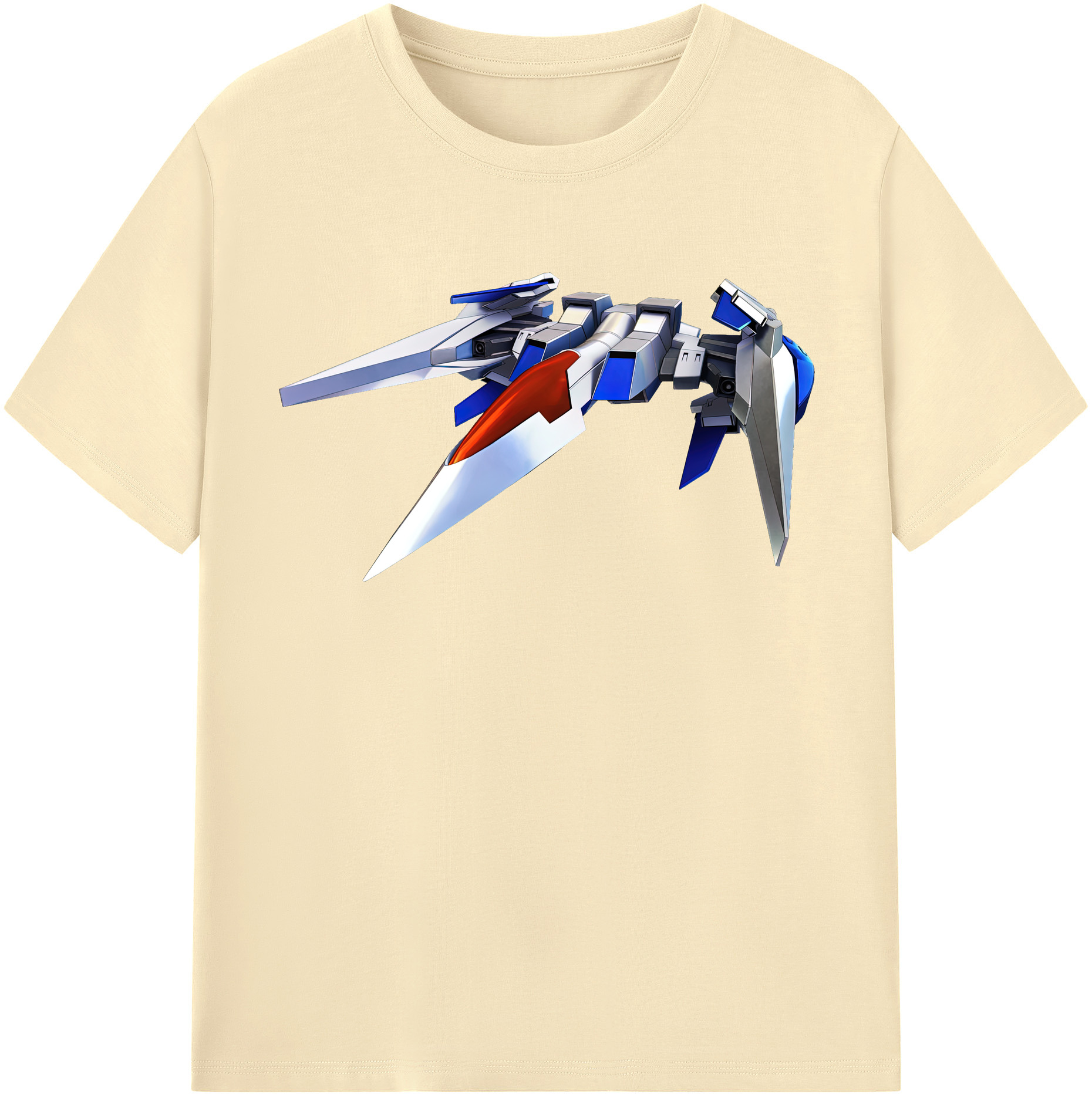 （画像用） 機動戦士ガンダム Mobile Suit Gundam 綿100％半袖Tシャツ（フロントプリント）