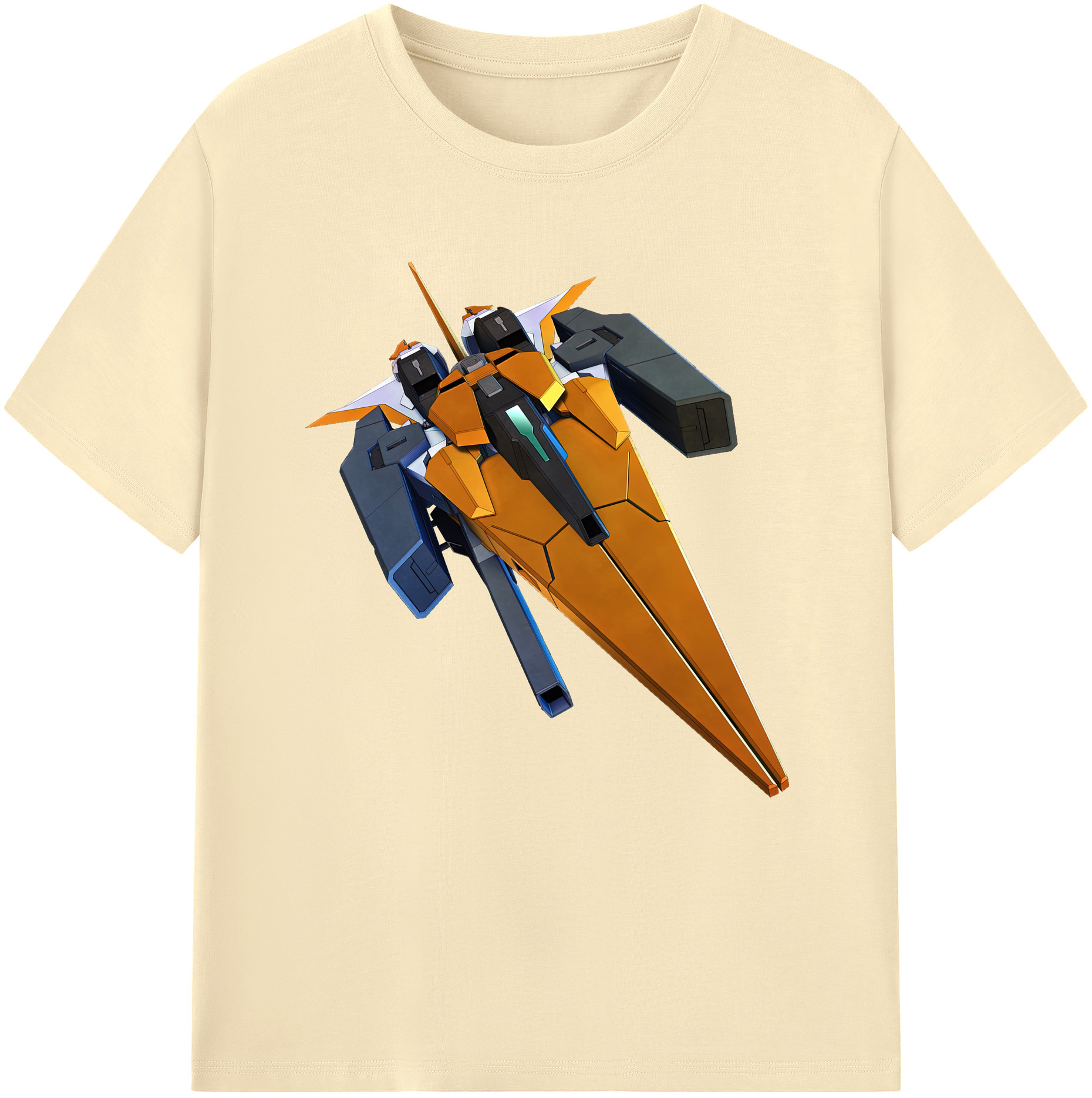 （画像用） 機動戦士ガンダム Mobile Suit Gundam 綿100％半袖Tシャツ（フロントプリント）