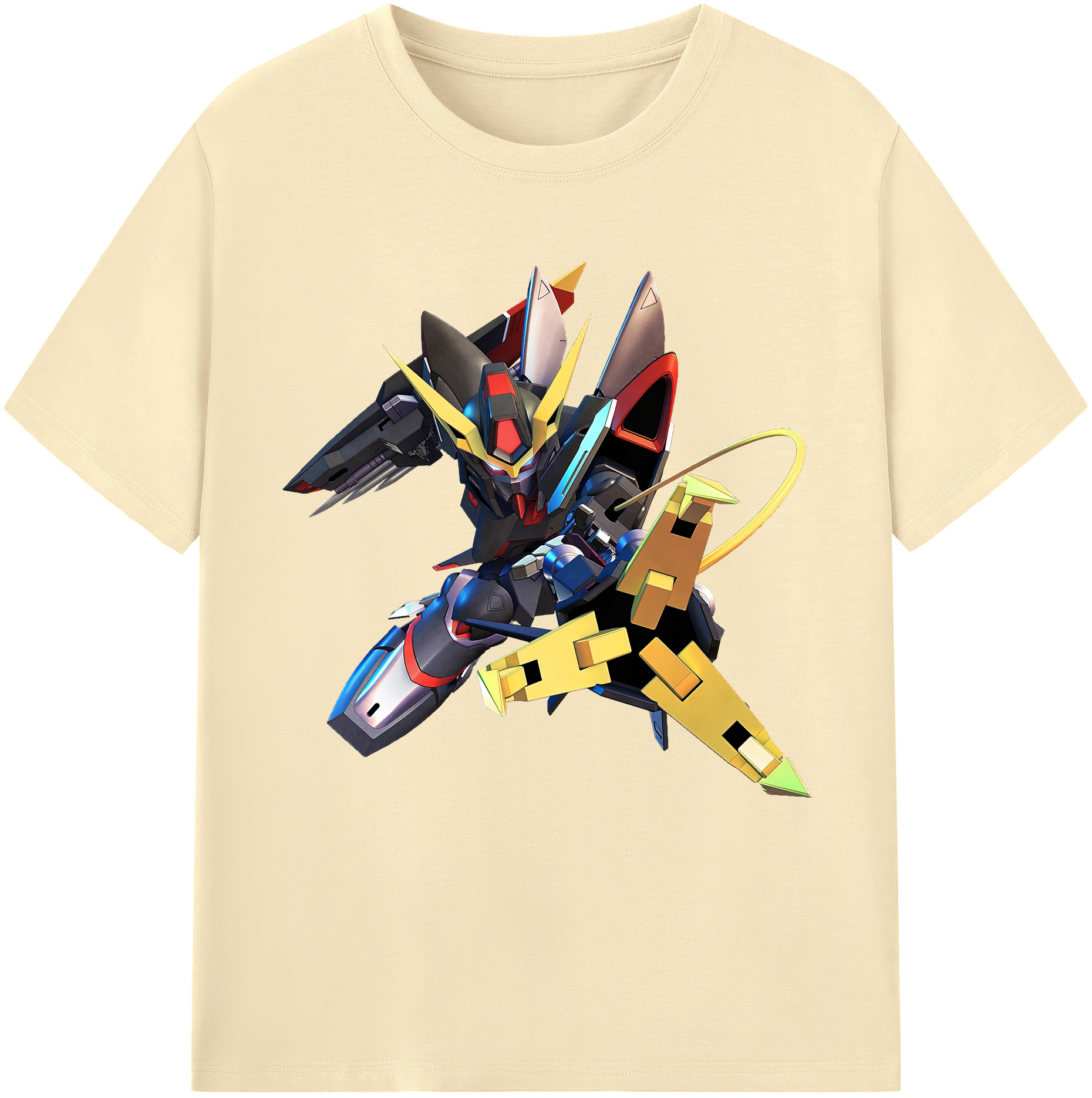 （画像用） 機動戦士ガンダム Mobile Suit Gundam 綿100％半袖Tシャツ（フロントプリント）