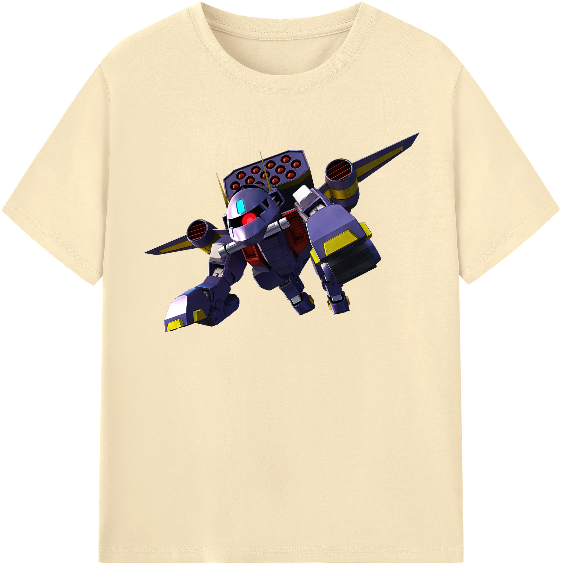 （画像用） 機動戦士ガンダム Mobile Suit Gundam 綿100％半袖Tシャツ（フロントプリント）