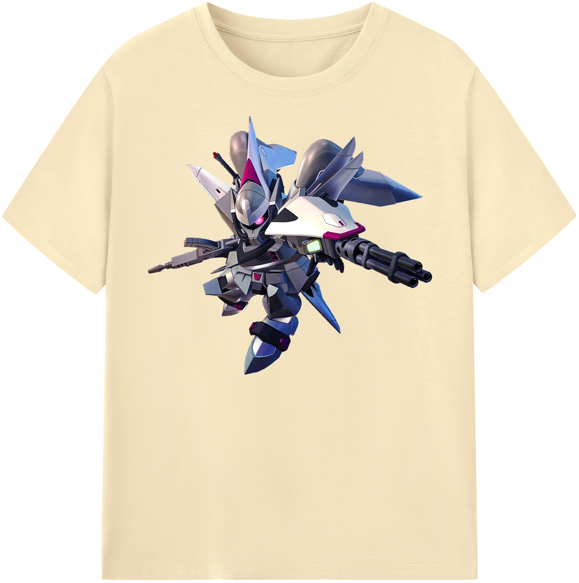 （画像用） 機動戦士ガンダム Mobile Suit Gundam 綿100％半袖Tシャツ（フロントプリント）