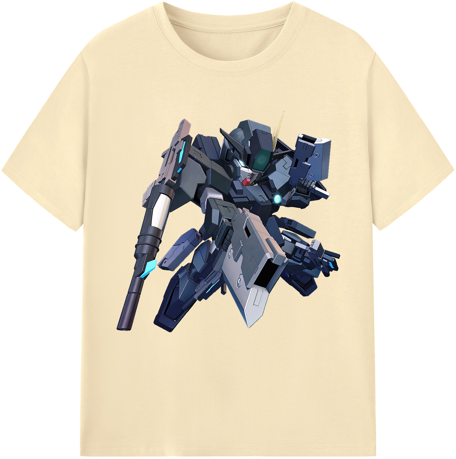 （画像用） 機動戦士ガンダム Mobile Suit Gundam 綿100％半袖Tシャツ（フロントプリント）