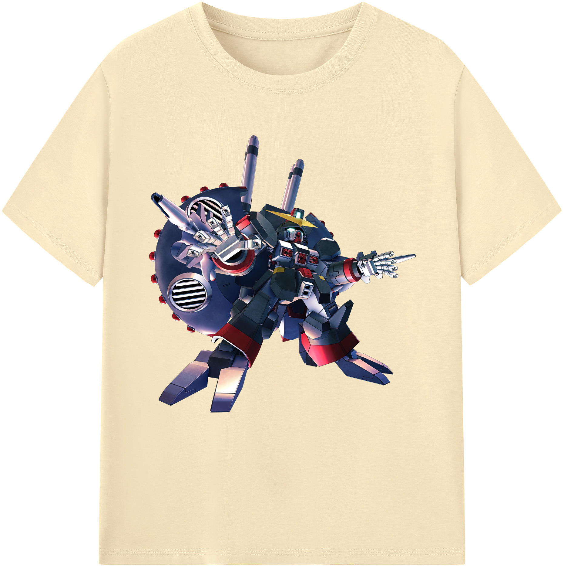 （画像用） 機動戦士ガンダム Mobile Suit Gundam 綿100％半袖Tシャツ（フロントプリント）