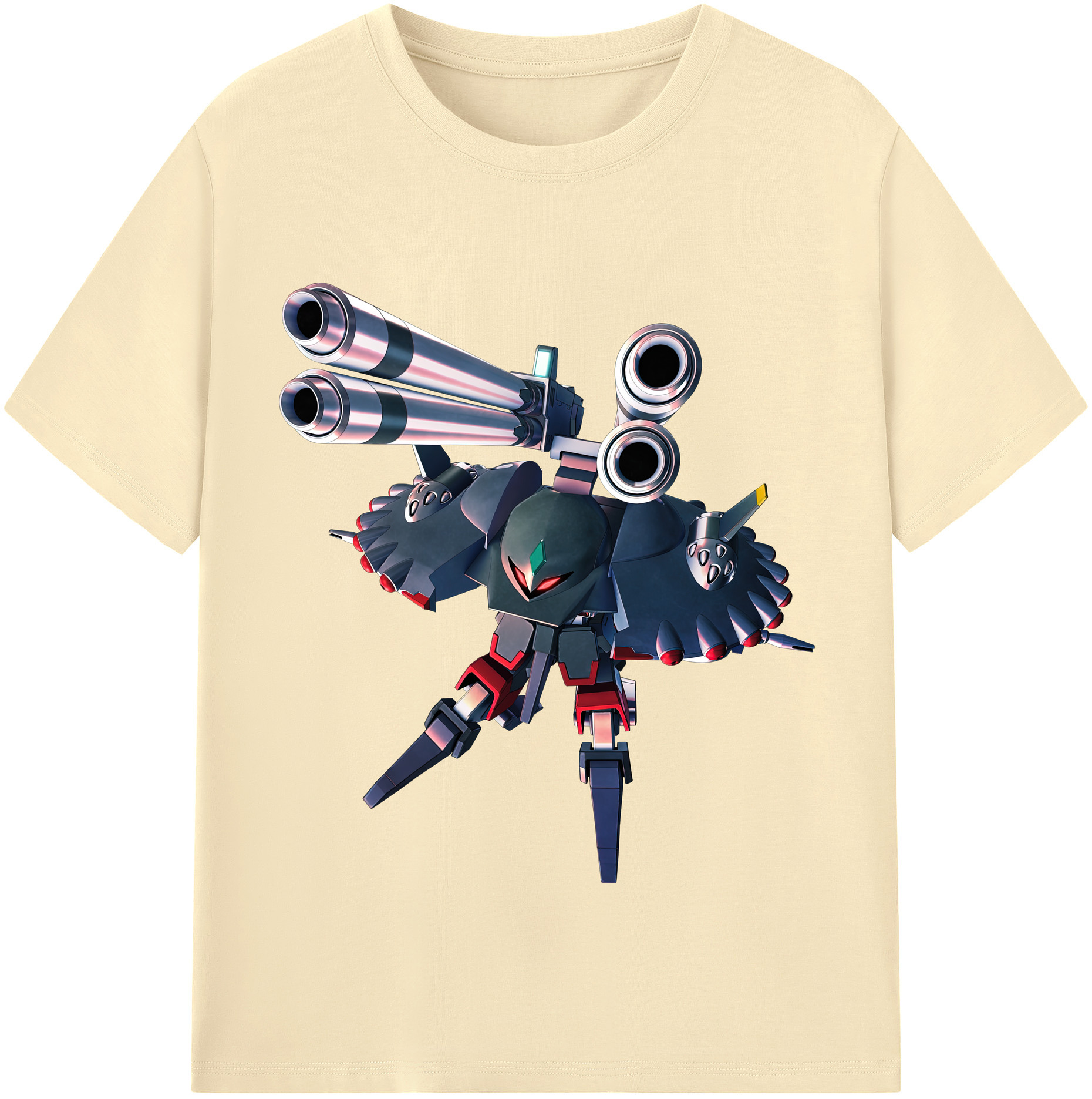 （画像用） 機動戦士ガンダム Mobile Suit Gundam 綿100％半袖Tシャツ（フロントプリント）