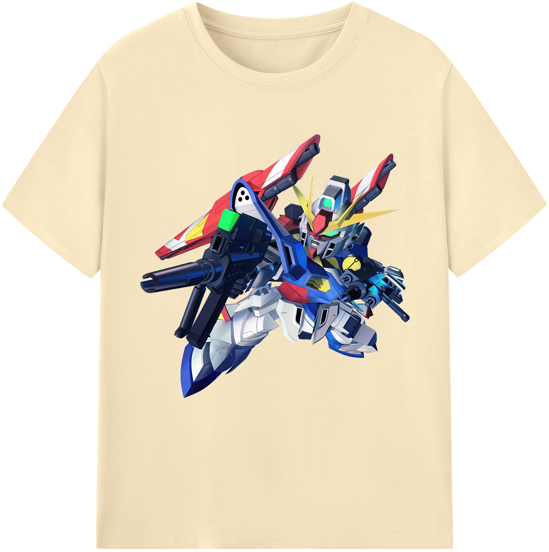 （画像用） 機動戦士ガンダム Mobile Suit Gundam 綿100％半袖Tシャツ（フロントプリント）