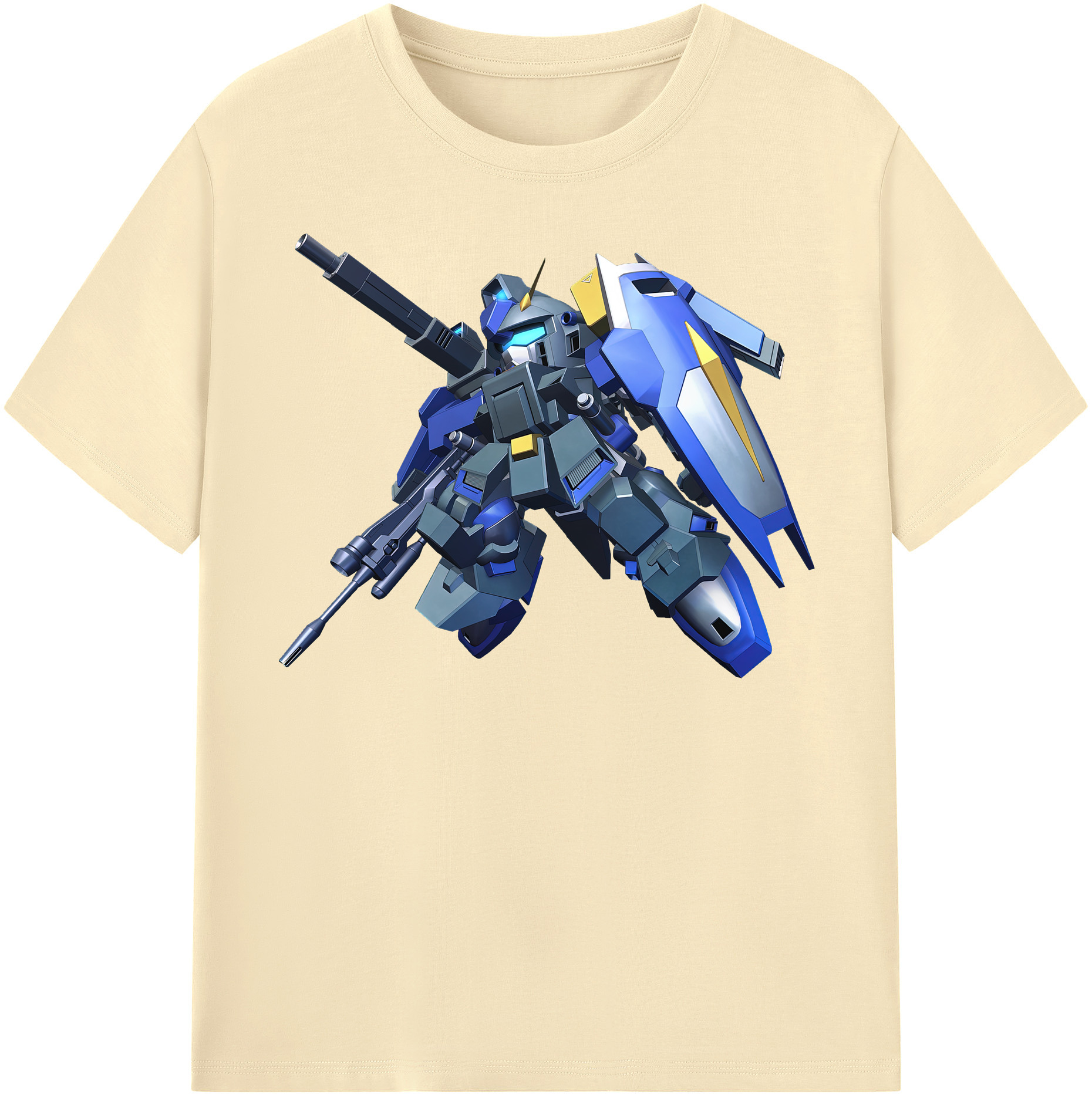（画像用） 機動戦士ガンダム Mobile Suit Gundam 綿100％半袖Tシャツ（フロントプリント）