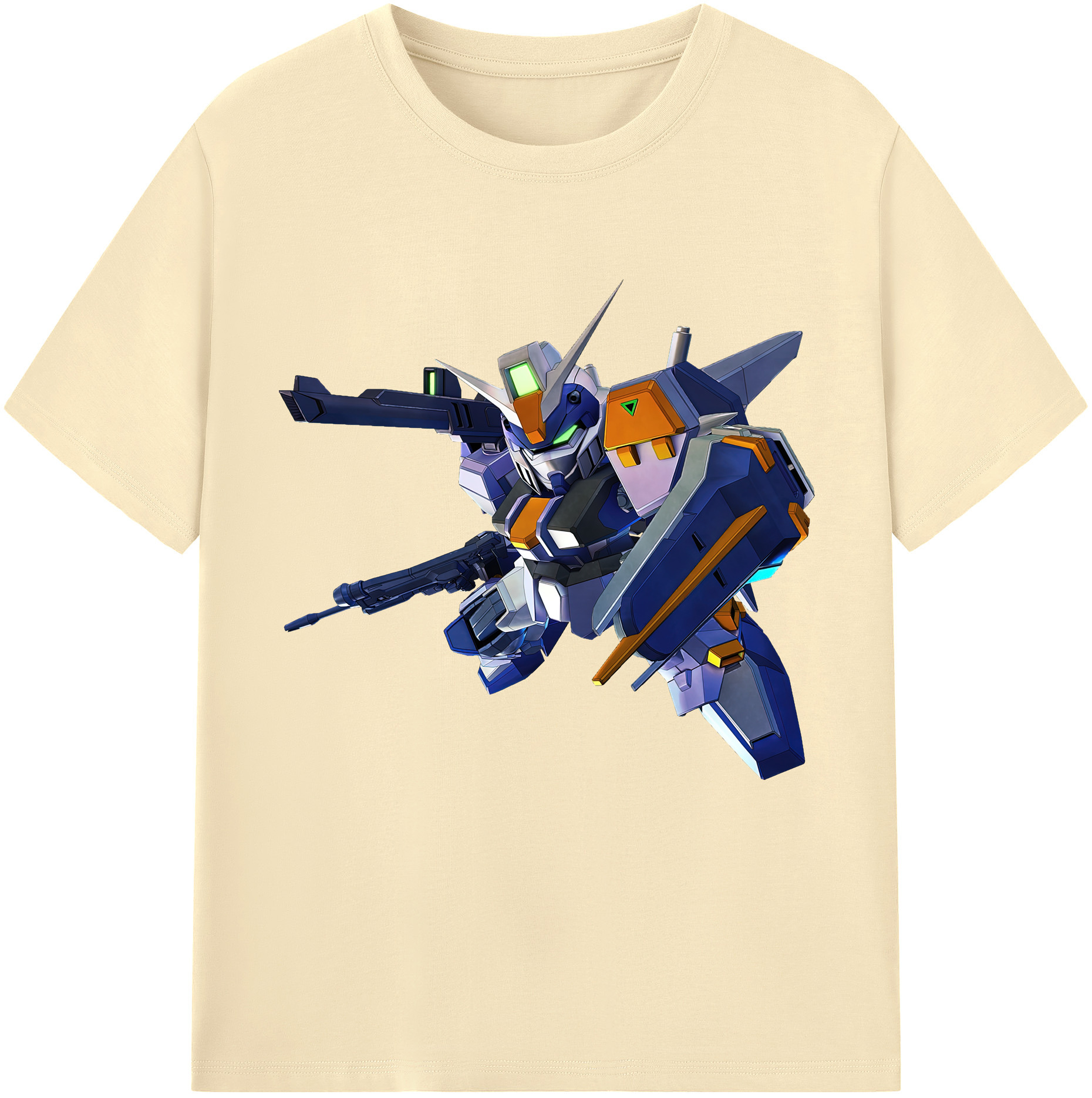 （画像用） 機動戦士ガンダム Mobile Suit Gundam 綿100％半袖Tシャツ（フロントプリント）