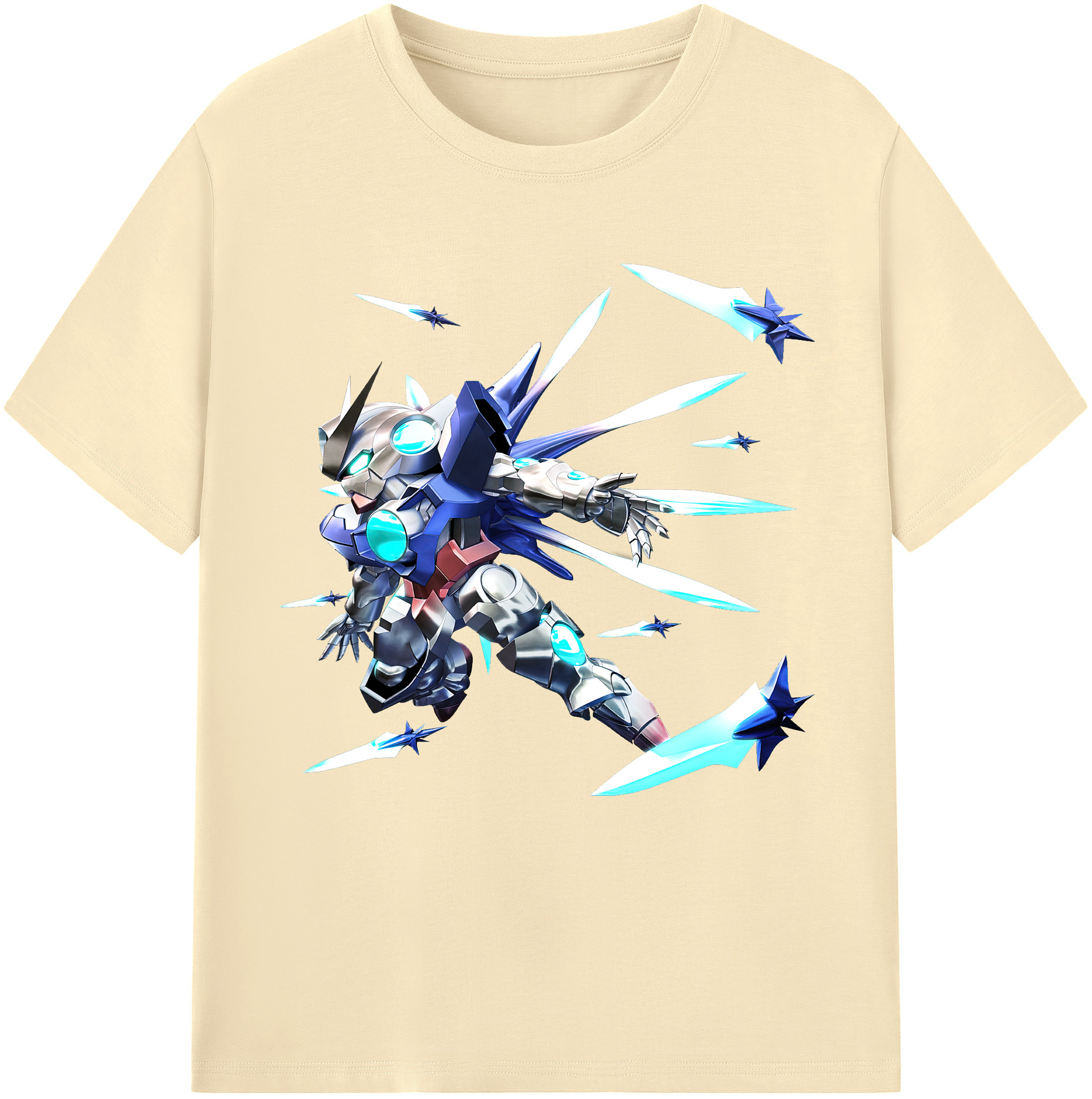 （画像用） 機動戦士ガンダム Mobile Suit Gundam 綿100％半袖Tシャツ（フロントプリント）