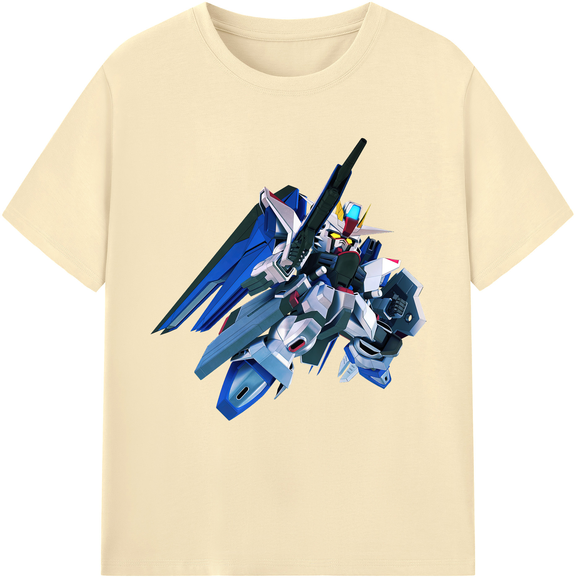 （画像用） 機動戦士ガンダム Mobile Suit Gundam 綿100％半袖Tシャツ（フロントプリント）