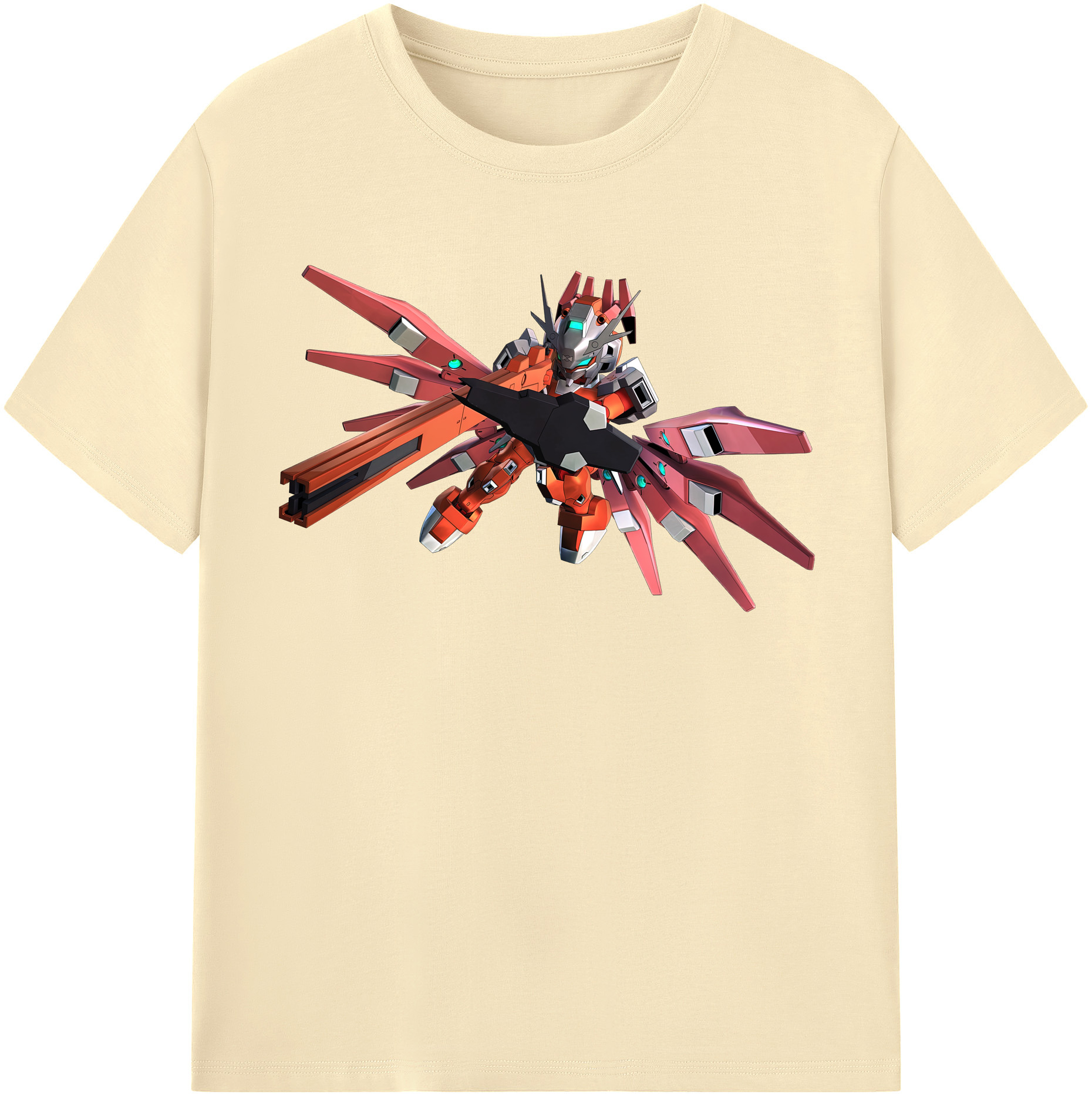 （画像用） 機動戦士ガンダム Mobile Suit Gundam 綿100％半袖Tシャツ（フロントプリント）