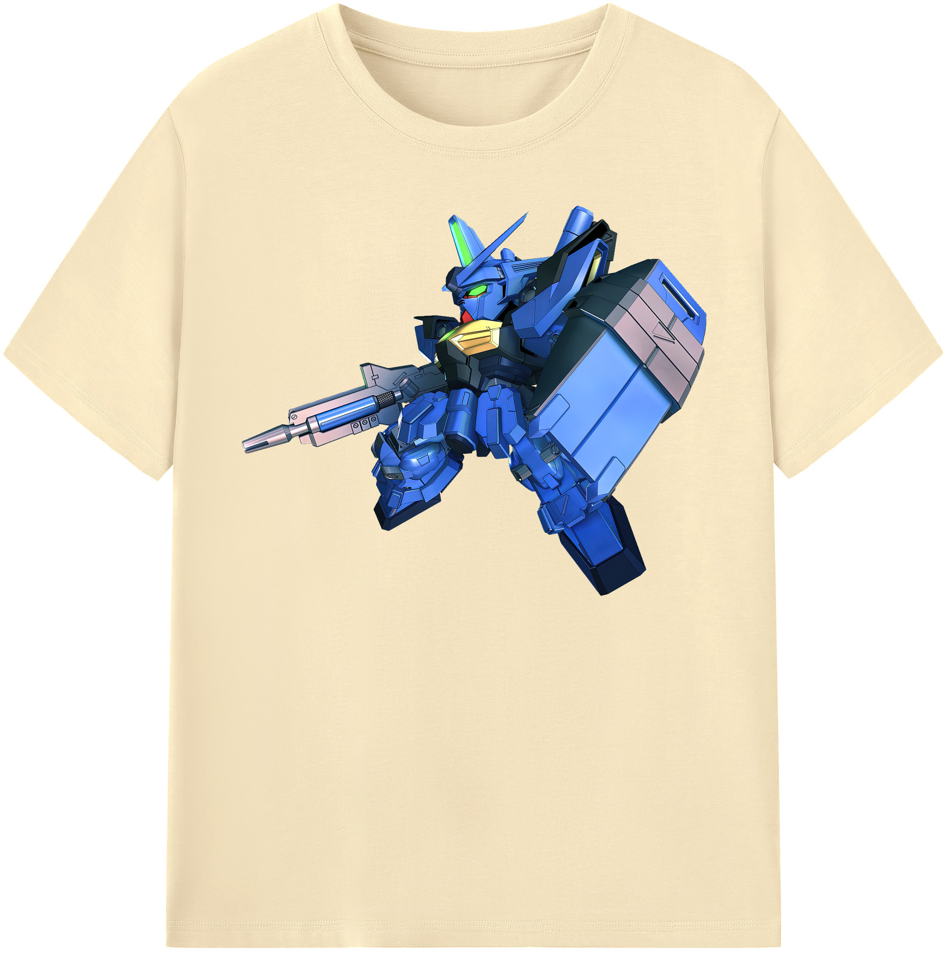 （画像用） 機動戦士ガンダム Mobile Suit Gundam 綿100％半袖Tシャツ（フロントプリント）