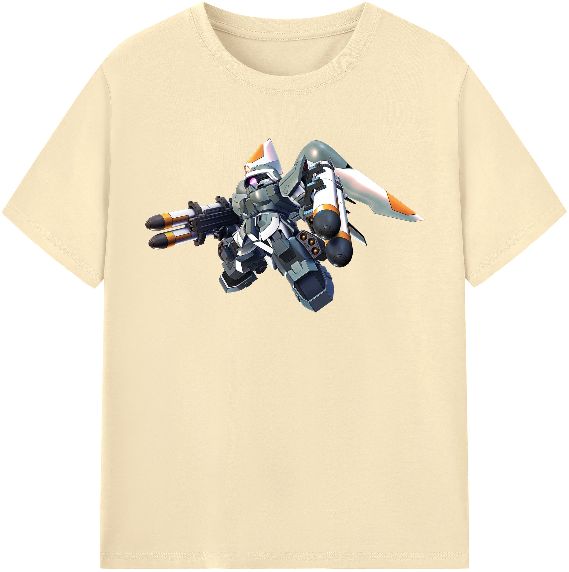 （画像用） 機動戦士ガンダム Mobile Suit Gundam 綿100％半袖Tシャツ（フロントプリント）