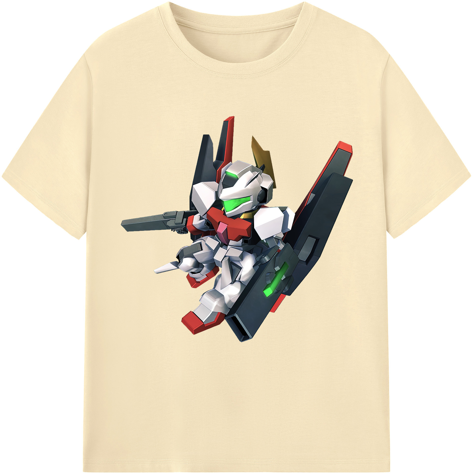 （画像用） 機動戦士ガンダム Mobile Suit Gundam 綿100％半袖Tシャツ（フロントプリント）
