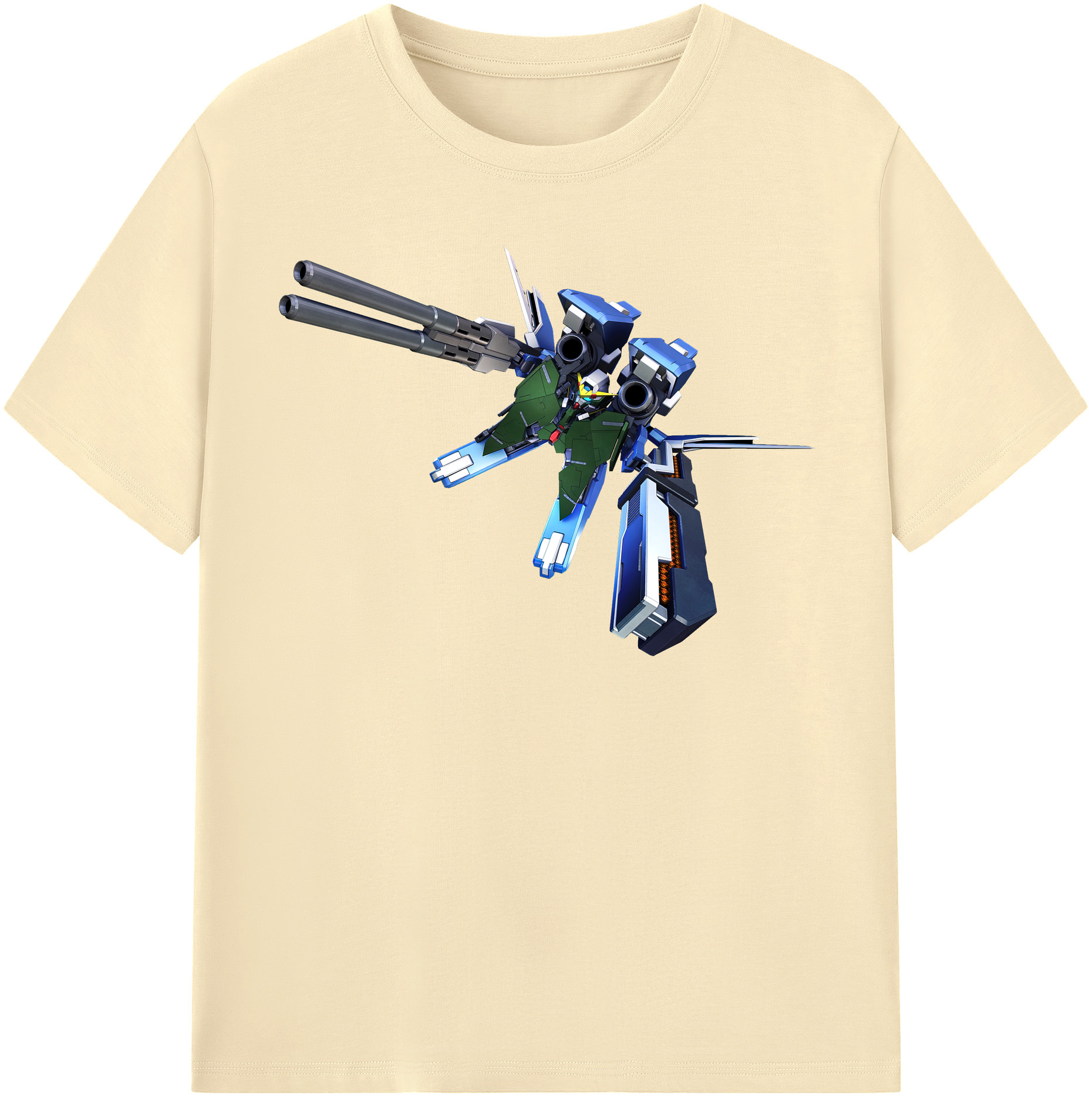 （画像用） 機動戦士ガンダム Mobile Suit Gundam 綿100％半袖Tシャツ（フロントプリント）