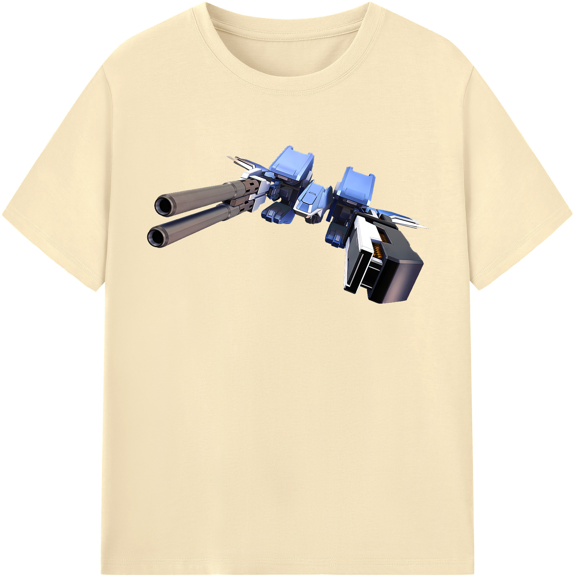 （画像用） 機動戦士ガンダム Mobile Suit Gundam 綿100％半袖Tシャツ（フロントプリント）