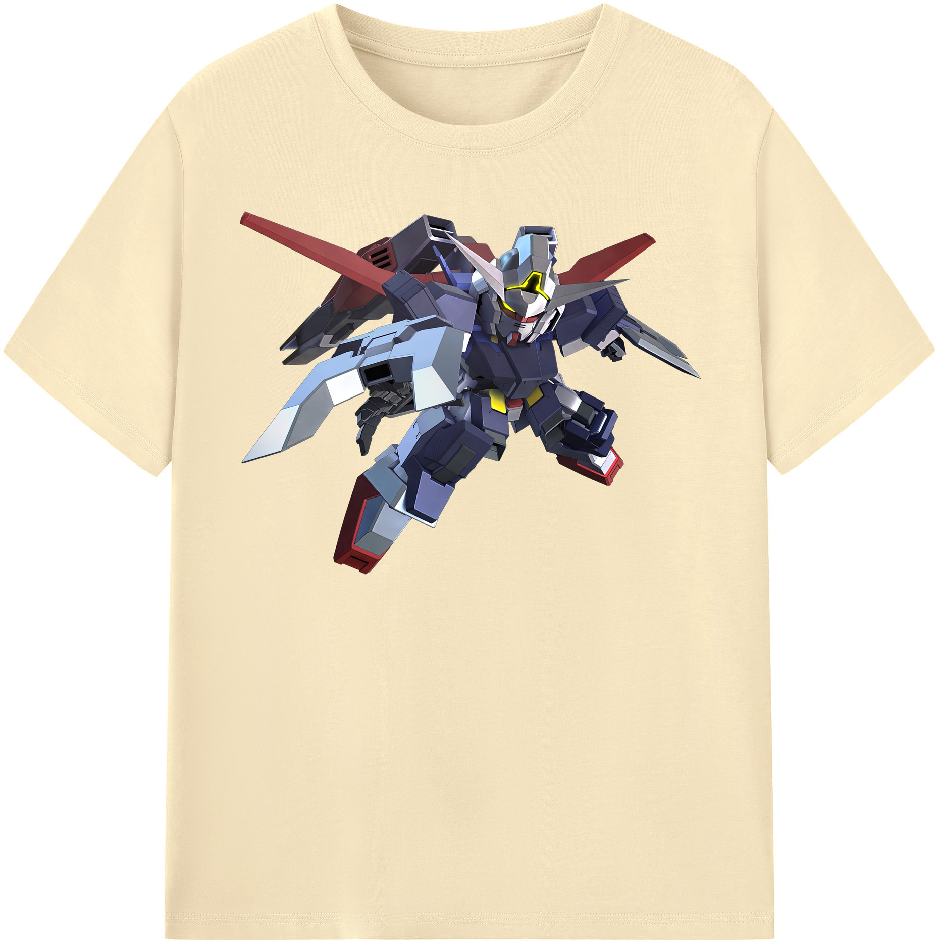 （画像用） 機動戦士ガンダム Mobile Suit Gundam 綿100％半袖Tシャツ（フロントプリント）