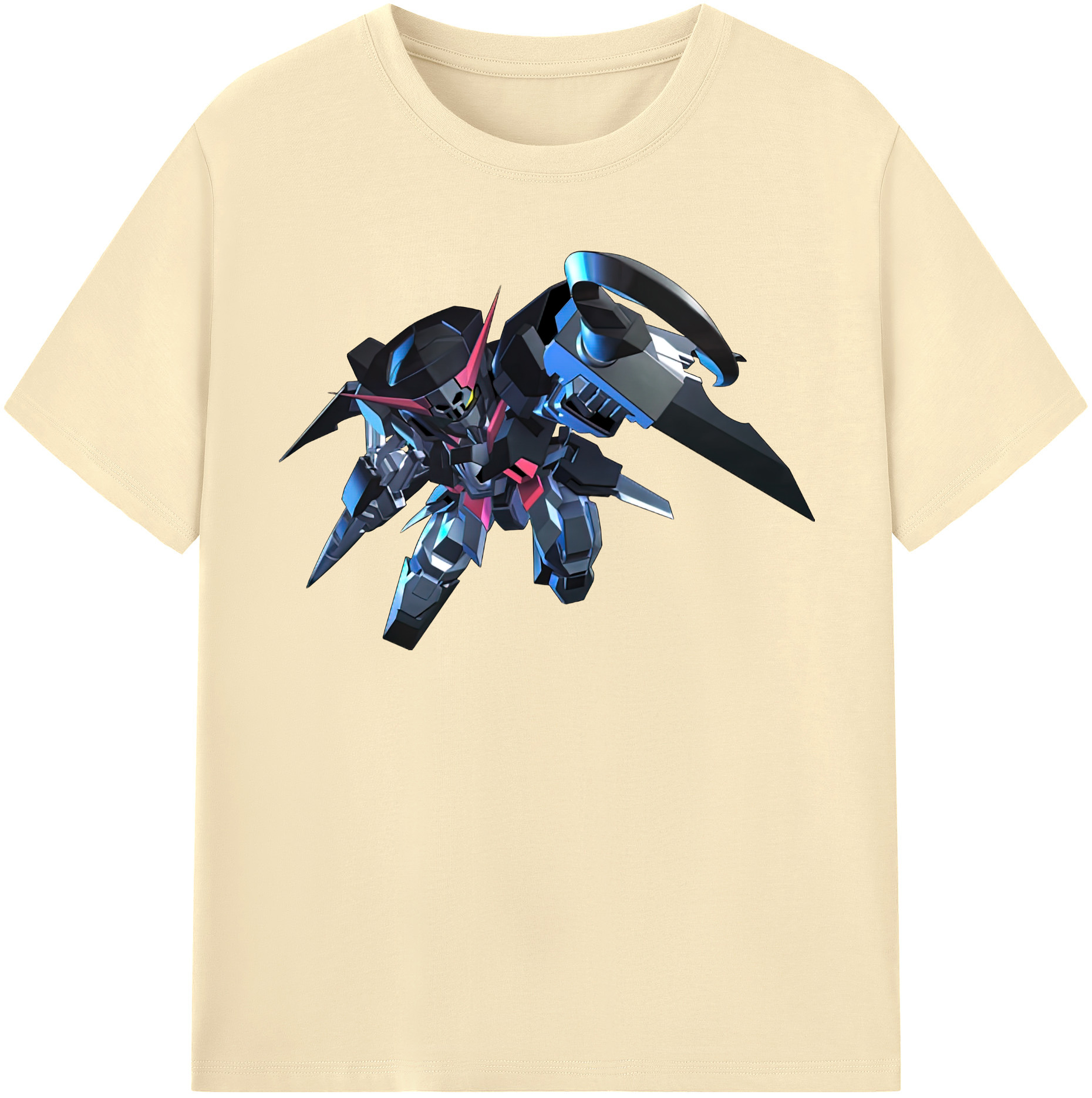 （画像用） 機動戦士ガンダム Mobile Suit Gundam 綿100％半袖Tシャツ（フロントプリント）
