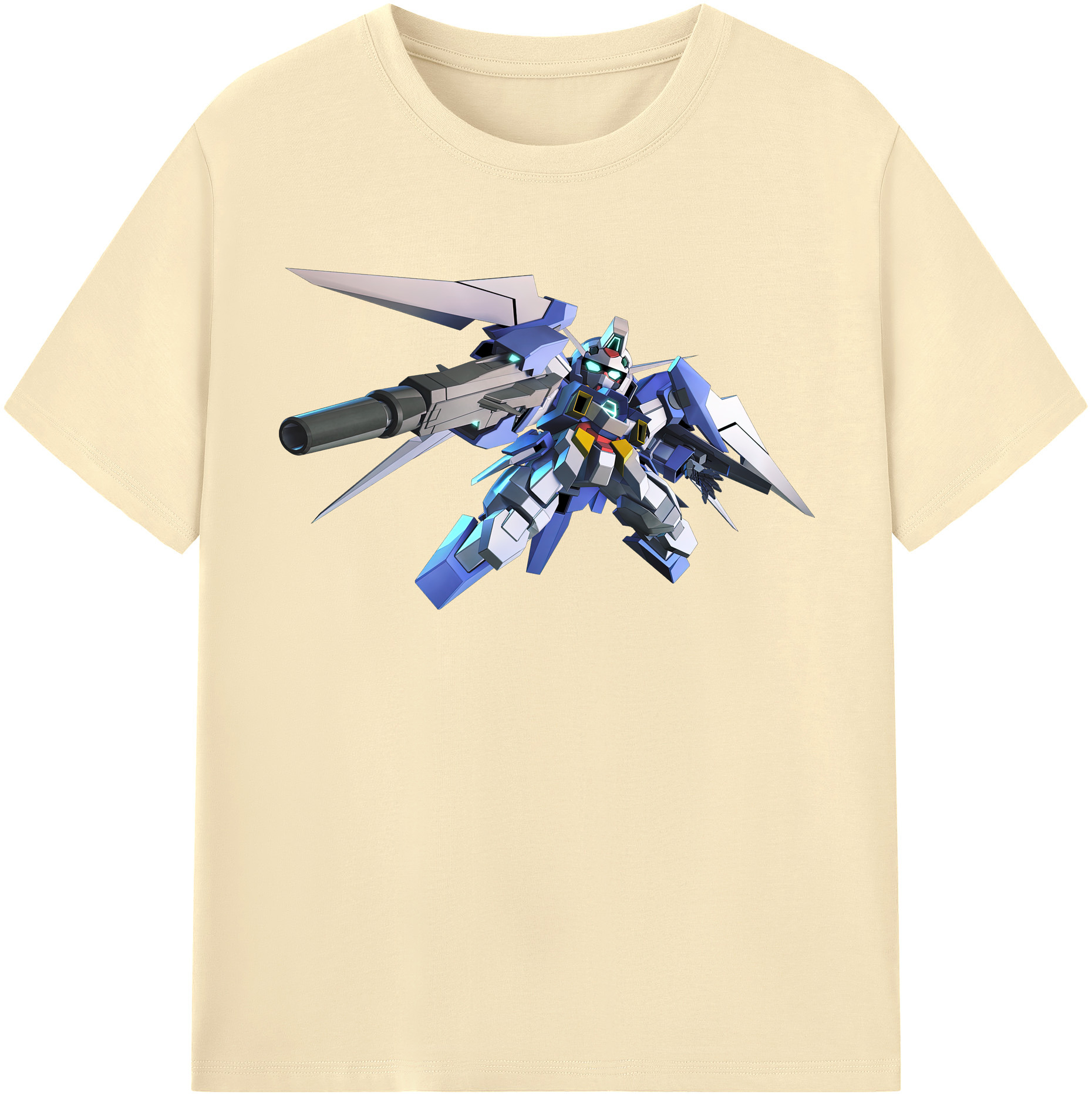 （画像用） 機動戦士ガンダム Mobile Suit Gundam 綿100％半袖Tシャツ（フロントプリント）