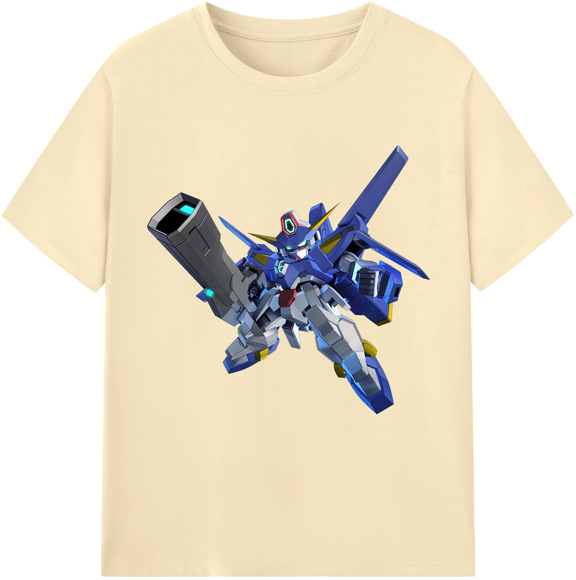 （画像用） 機動戦士ガンダム Mobile Suit Gundam 綿100％半袖Tシャツ（フロントプリント）