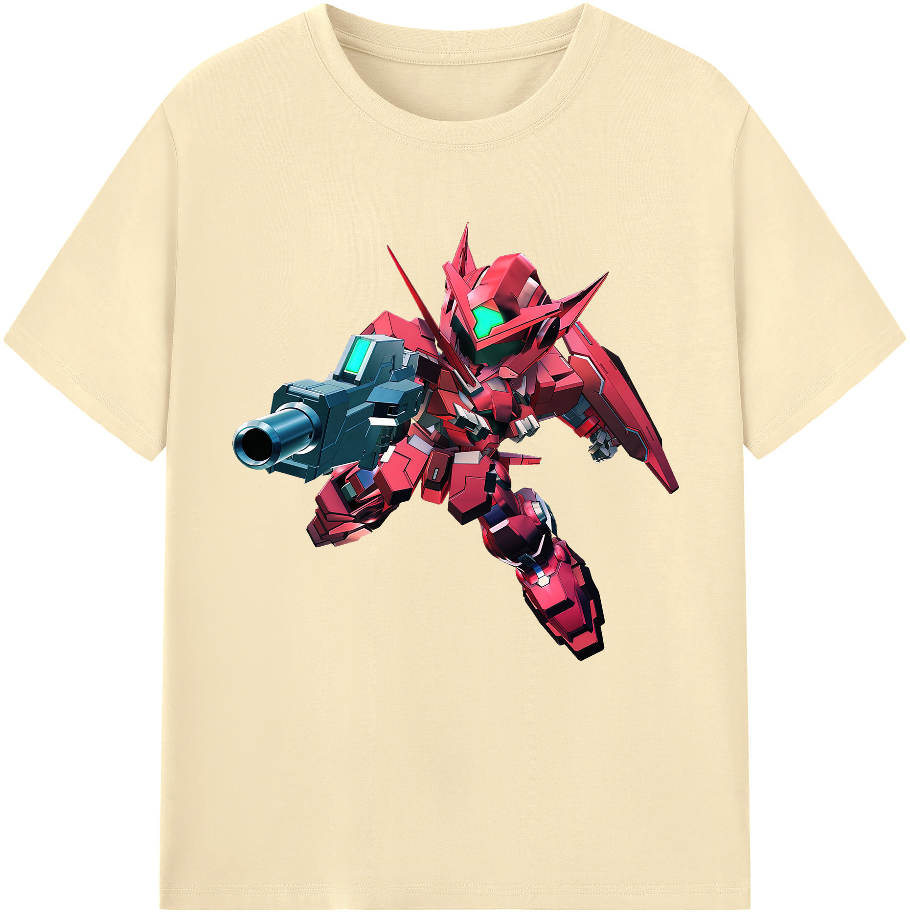 （画像用） 機動戦士ガンダム Mobile Suit Gundam 綿100％半袖Tシャツ（フロントプリント）